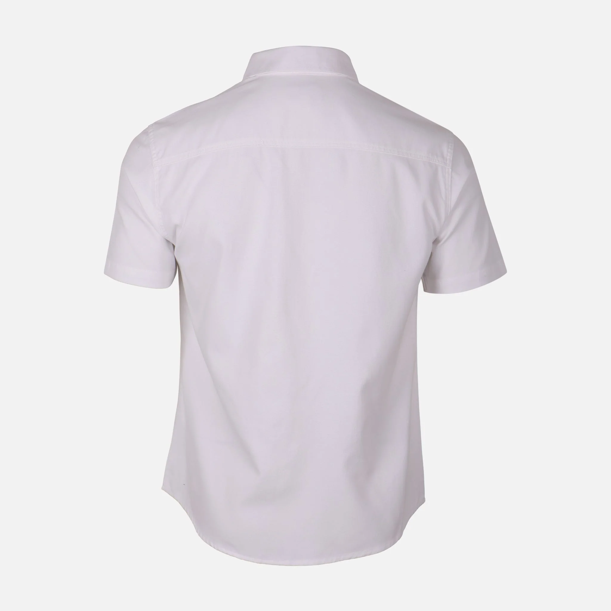 Men Basic Oxford Short Sleeve Shirt - Image 3