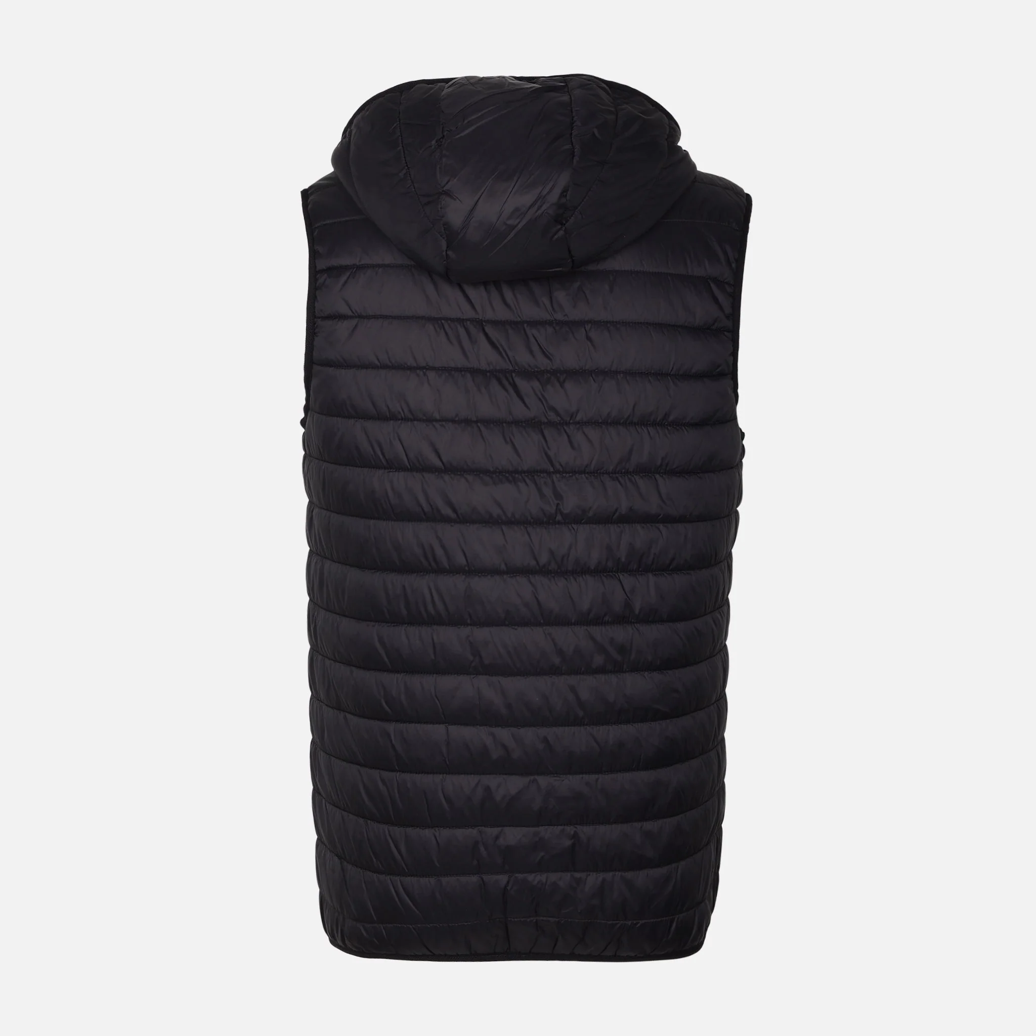 Men Basic Padded Vest With Hood - Image 2