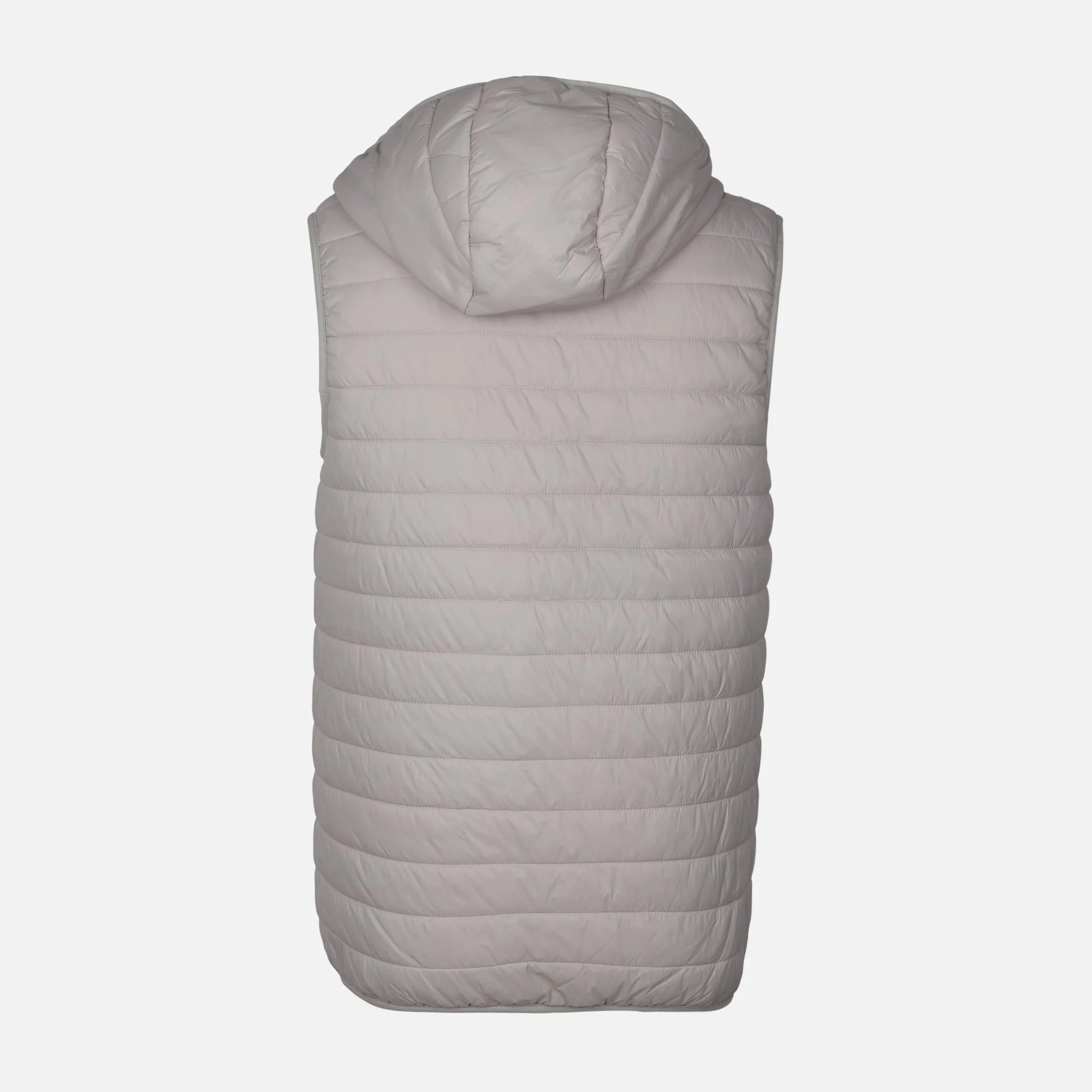 Men Basic Padded Vest With Hood - Image 2