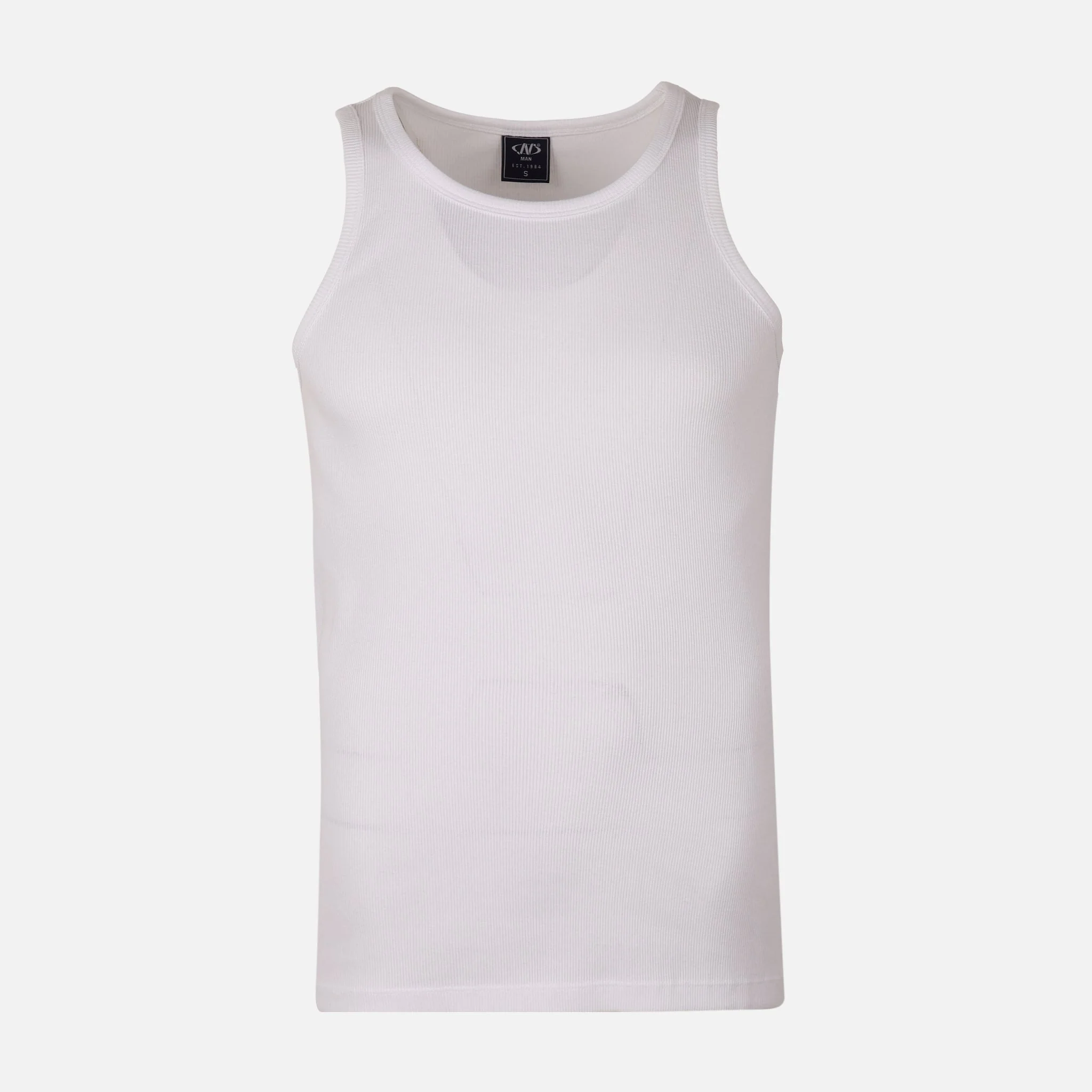 Men Basic Ribbed Tank Top - Image 2