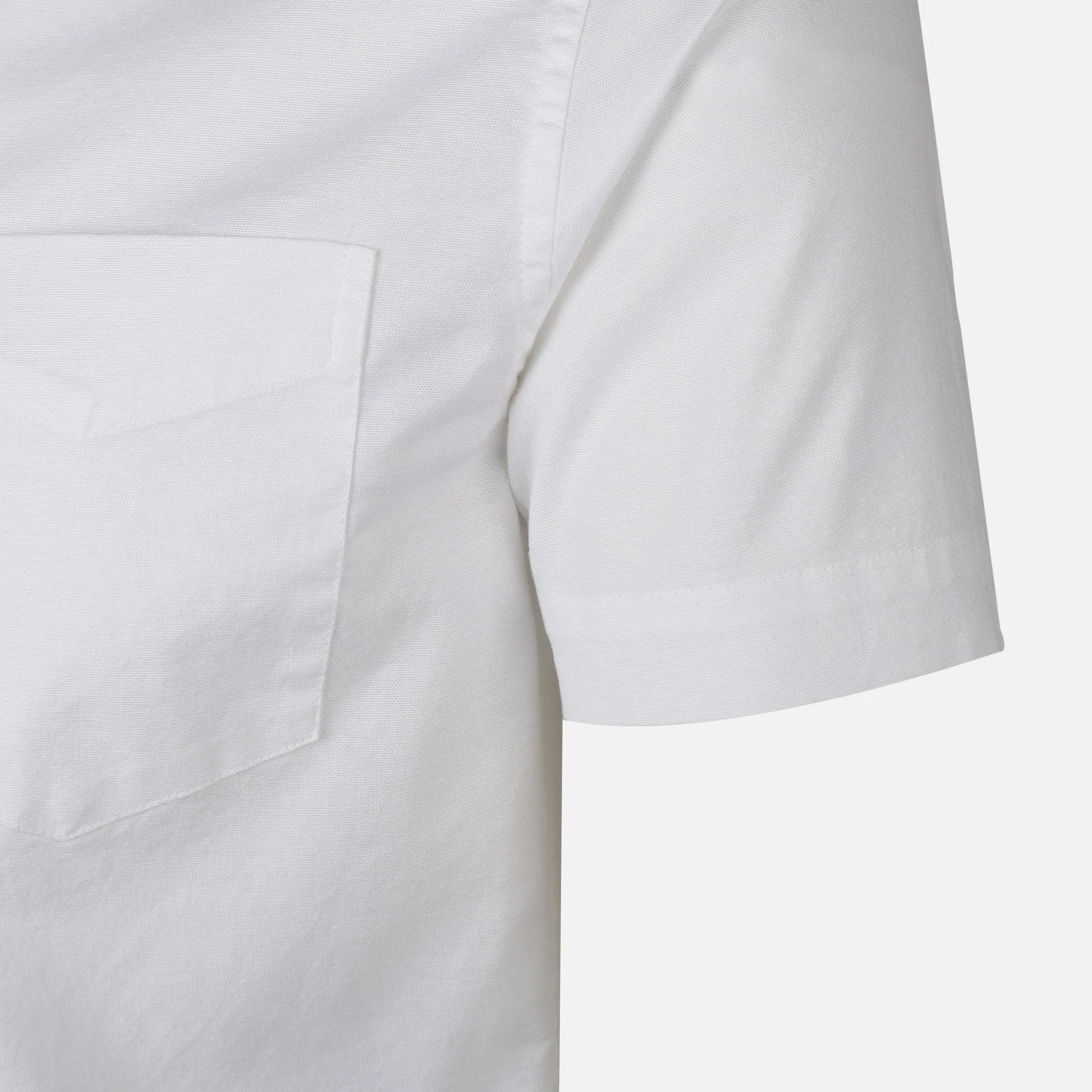 Men Basic Short Sleeve Oxford Shirt - Image 5