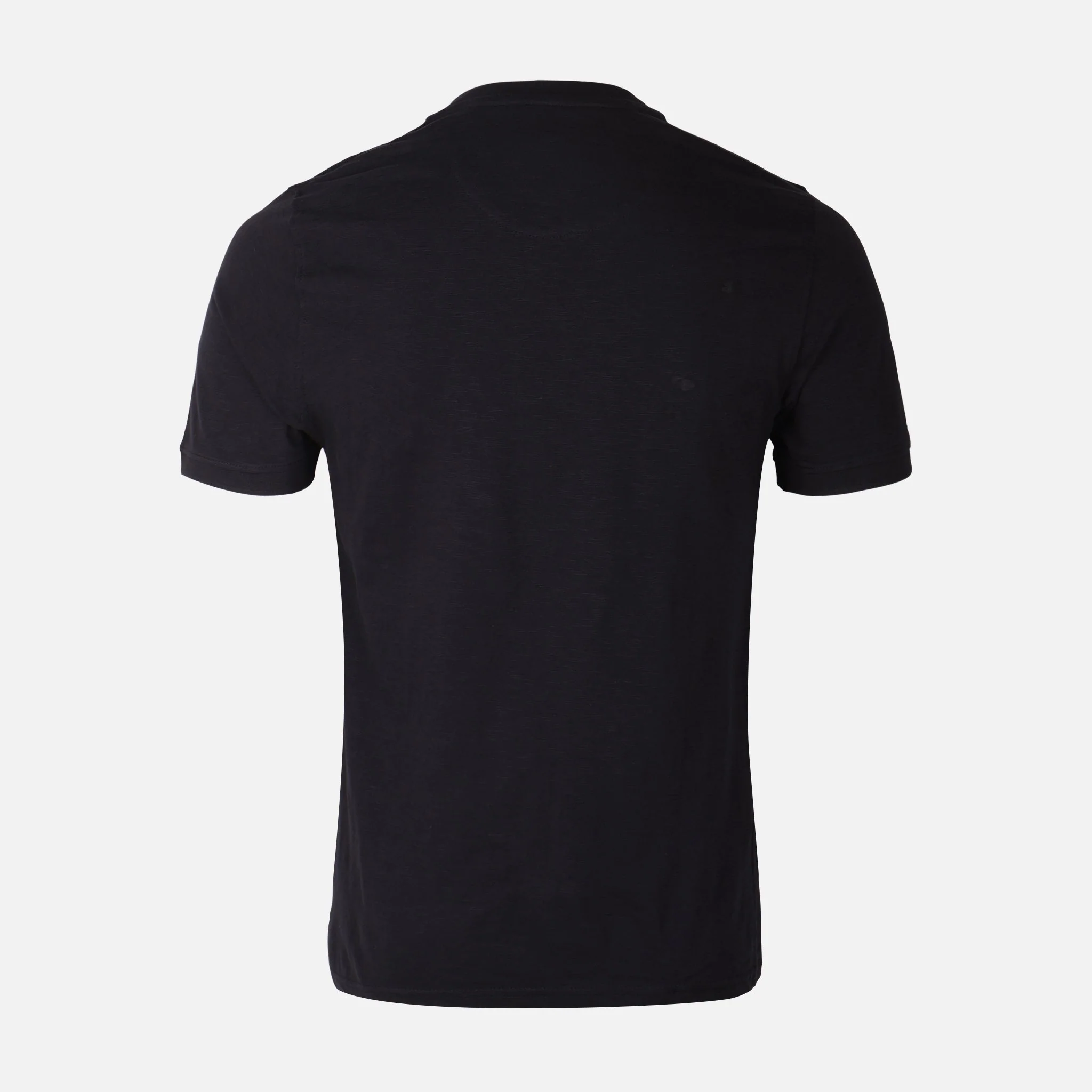 Men Basic Slub Short Sleeve Henley T-Shirt - Image 3