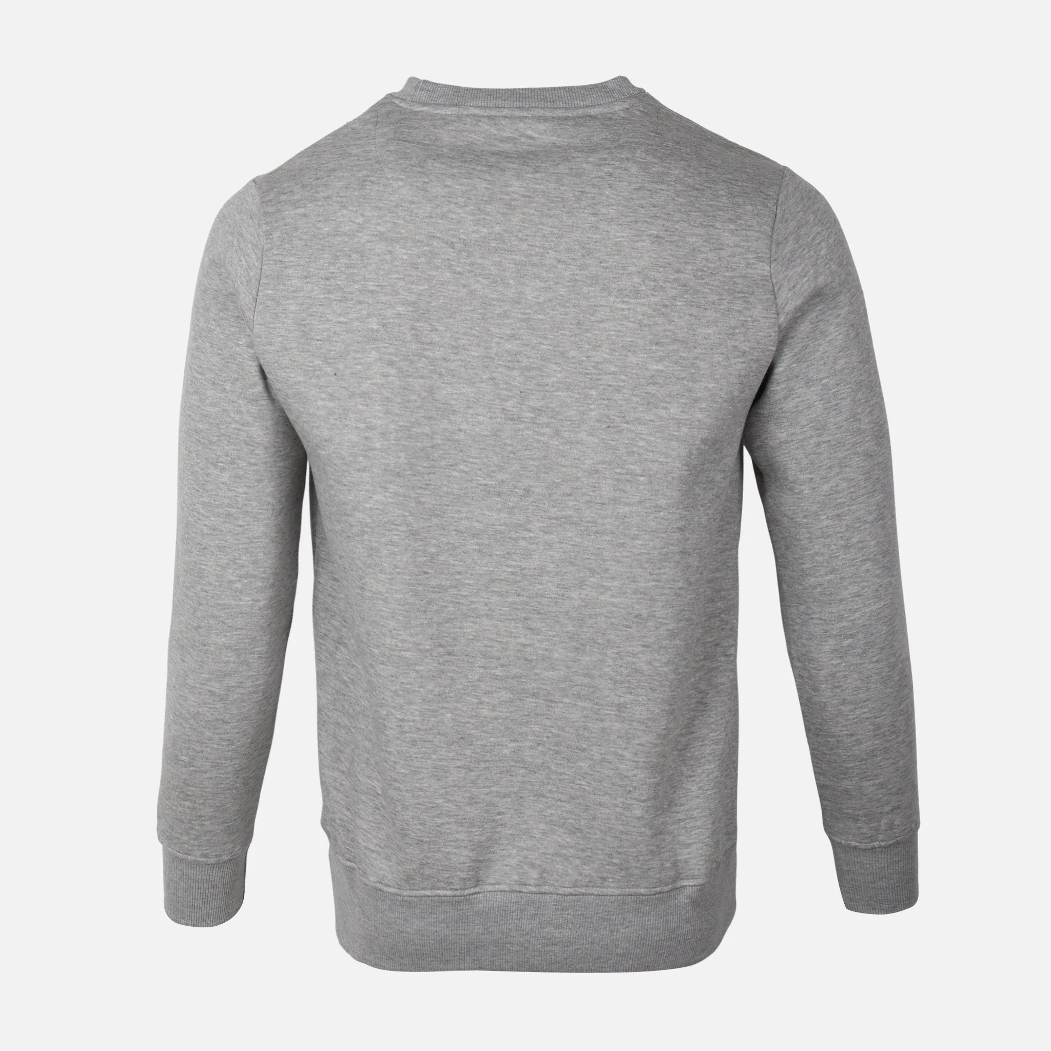 Men Basic Solid Fleece Pullover Round Neck - Image 2