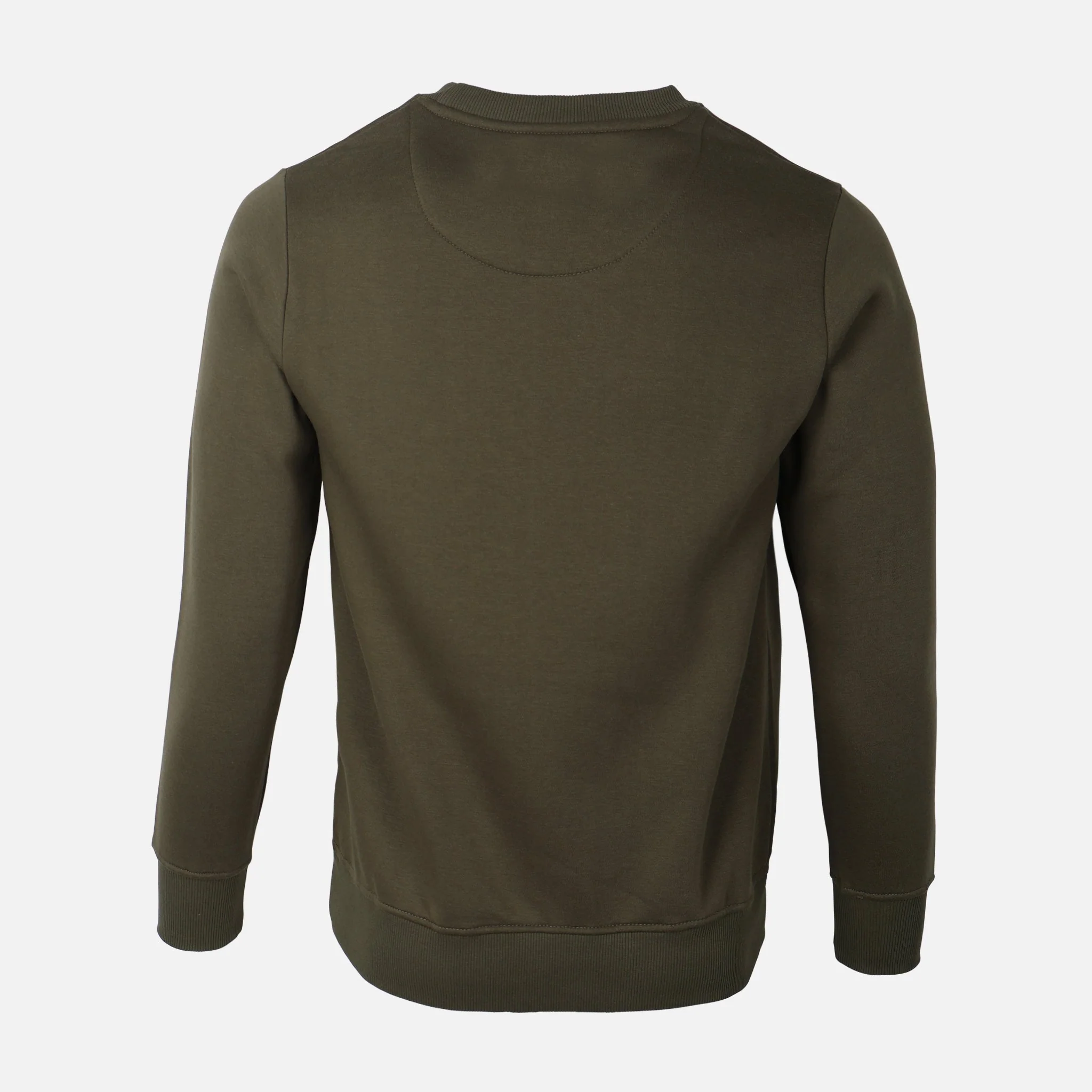 Men Basic Solid Fleece Pullover Round Neck - Image 2