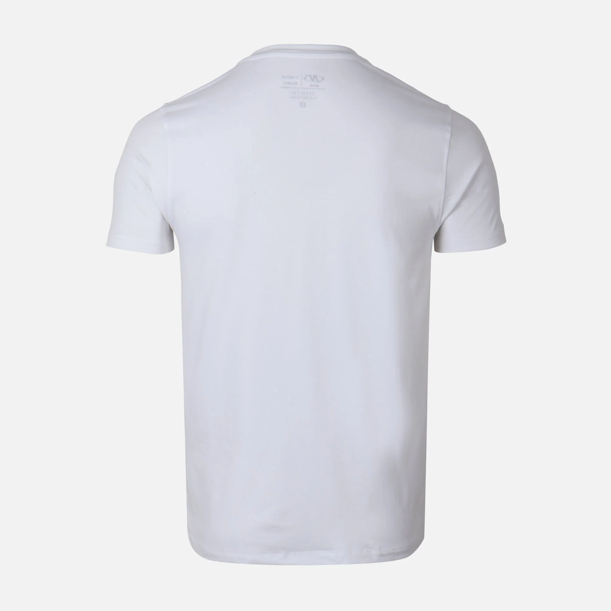 Men Spandex T-Shirt V-Neck - Image 2
