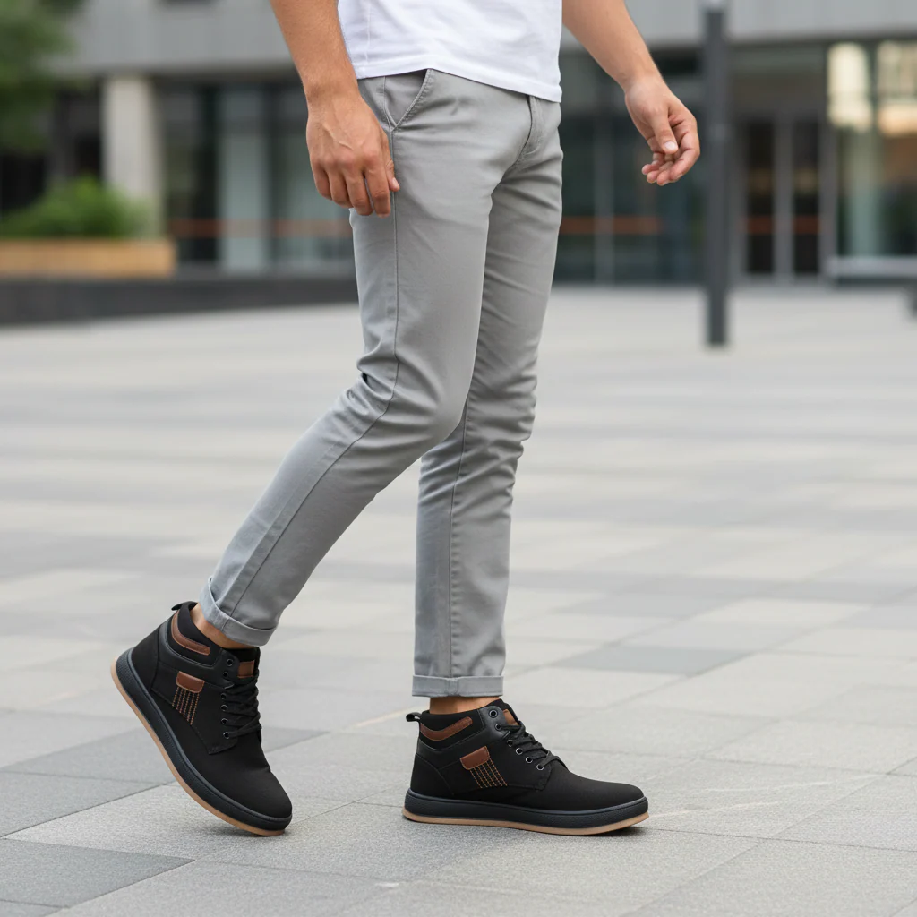 Men Casual Lace-Up Boots