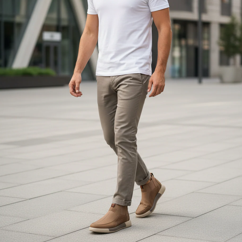 Men Casual Slip-On Boots