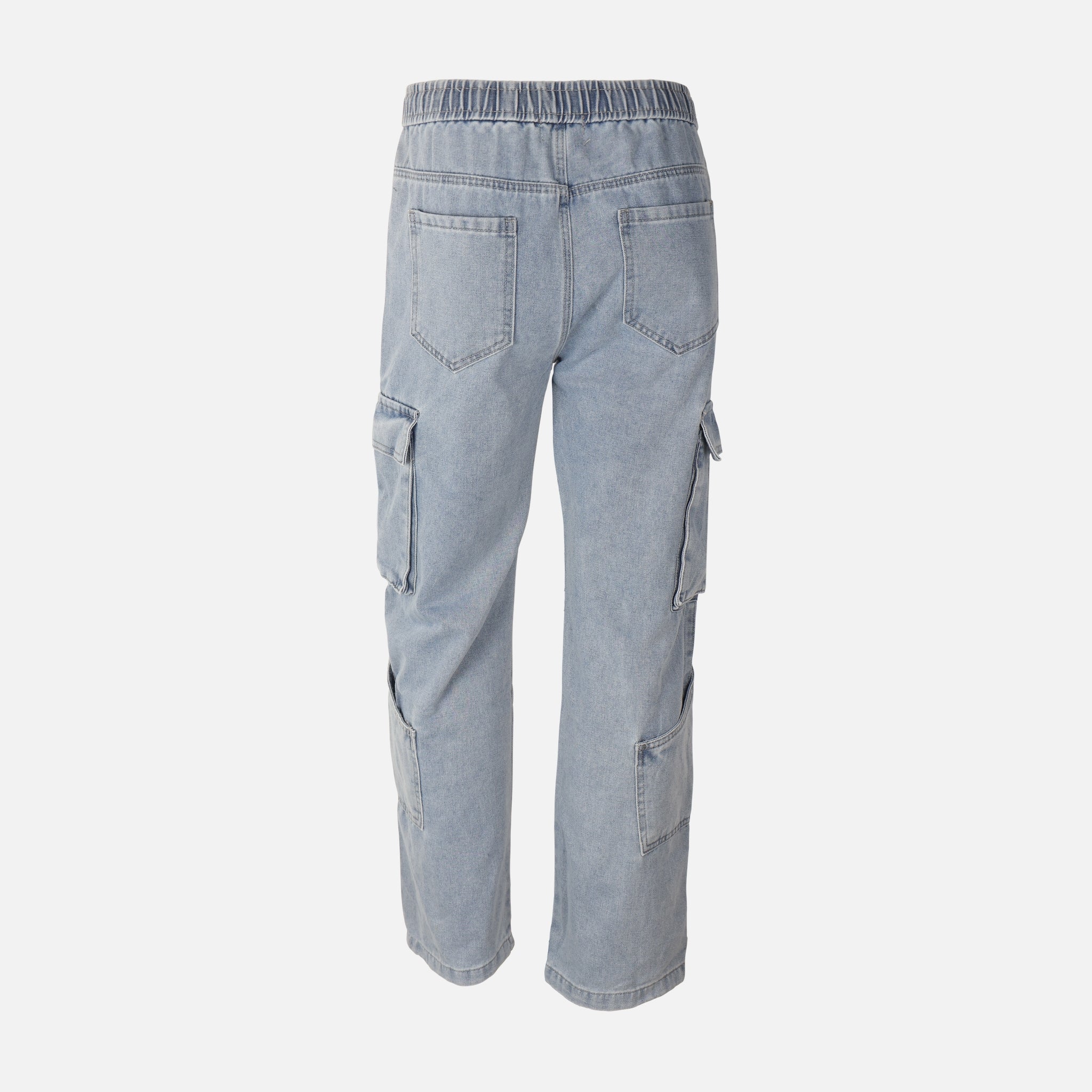 Men Denim Cargo Jogger - Image 3