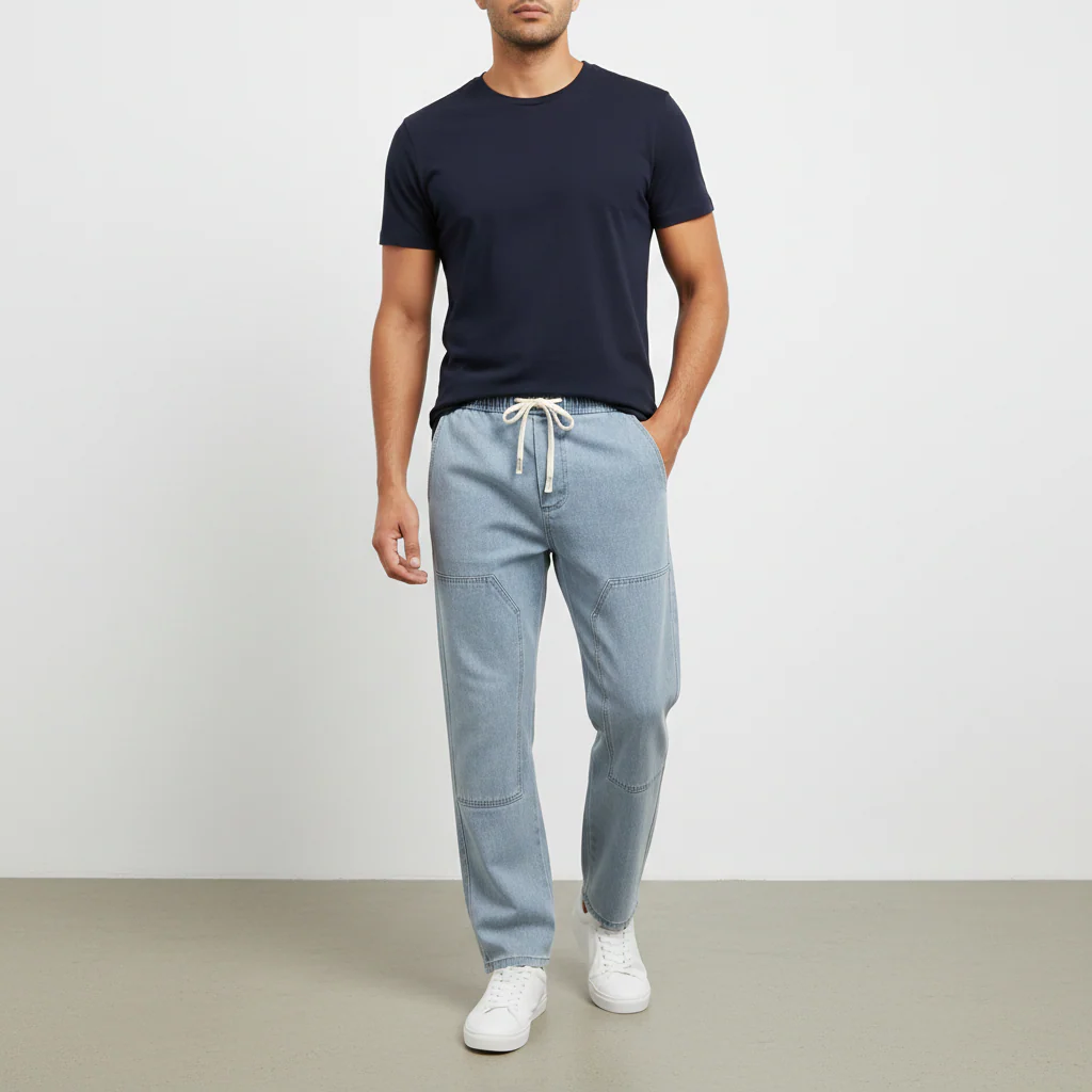 Men Denim Jogger Jeans