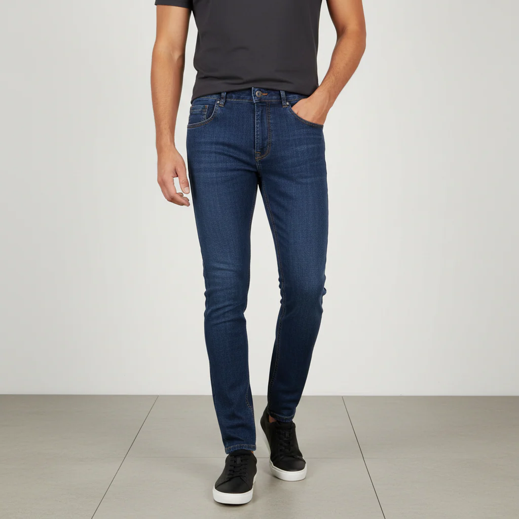 Men Denim Pants Jeans Slim Fit