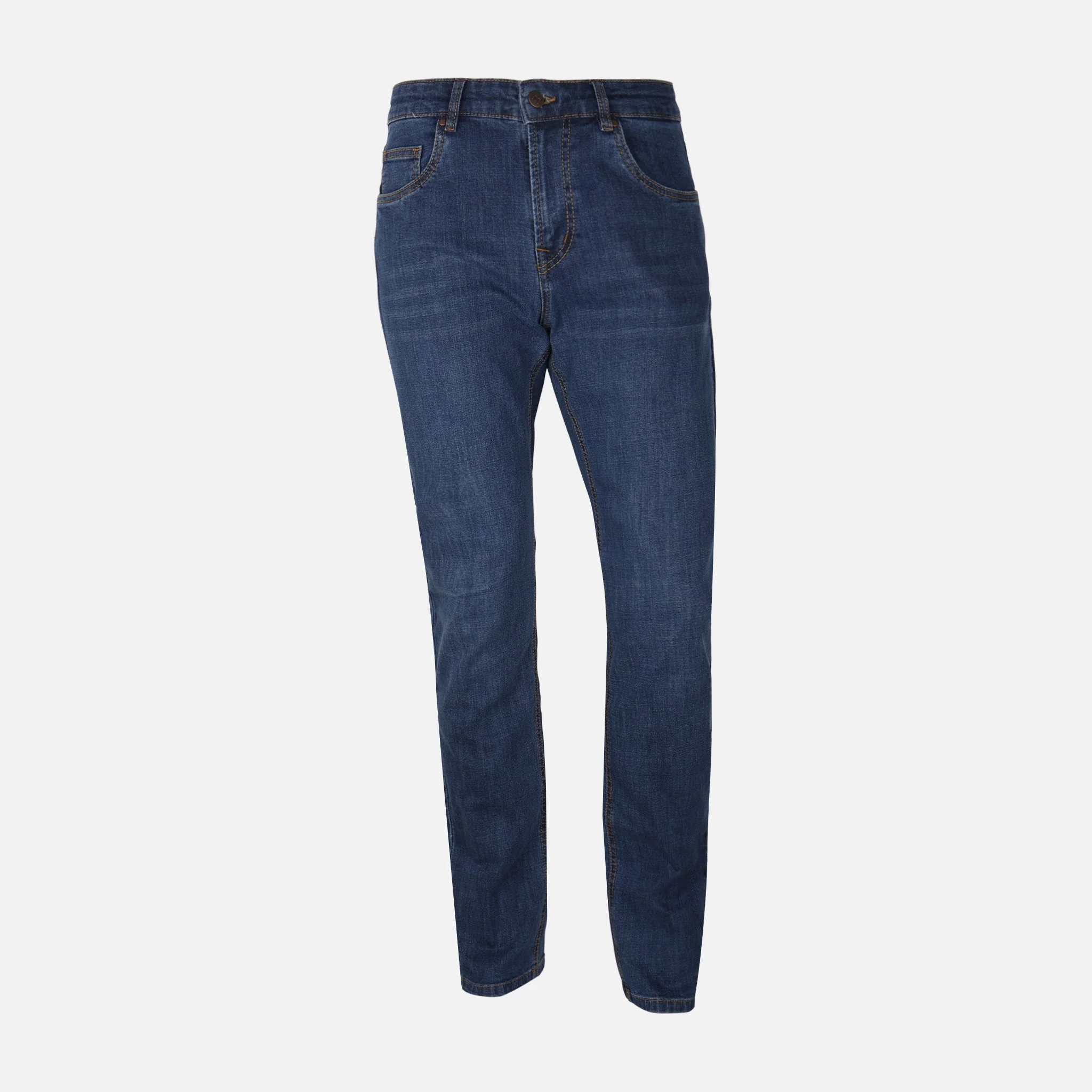 Men Denim Pants Jeans Slim Straight Fit - Image 2