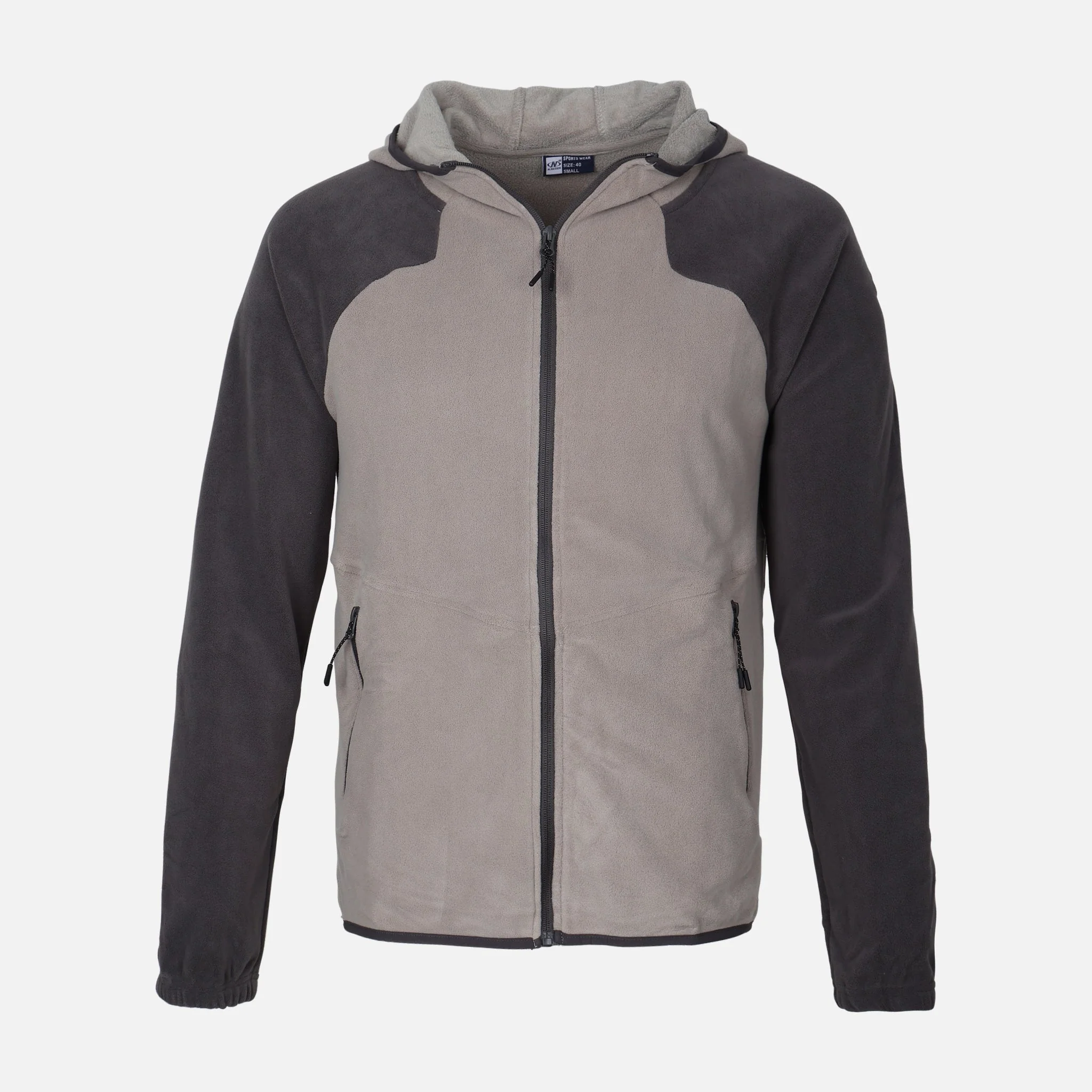 Men Fleece Hooded Cardigan