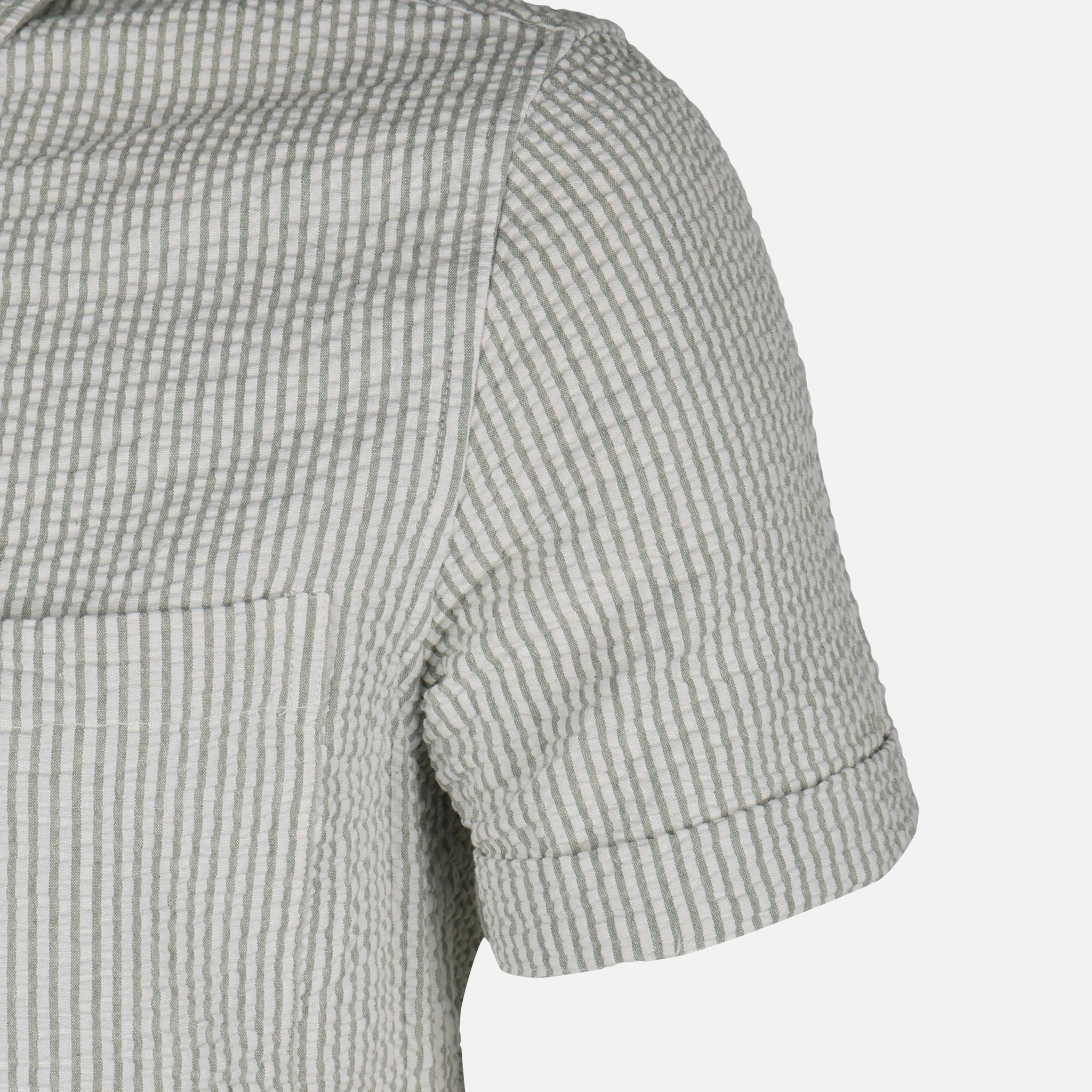 Men Folded Sleeve Shirt - Image 5
