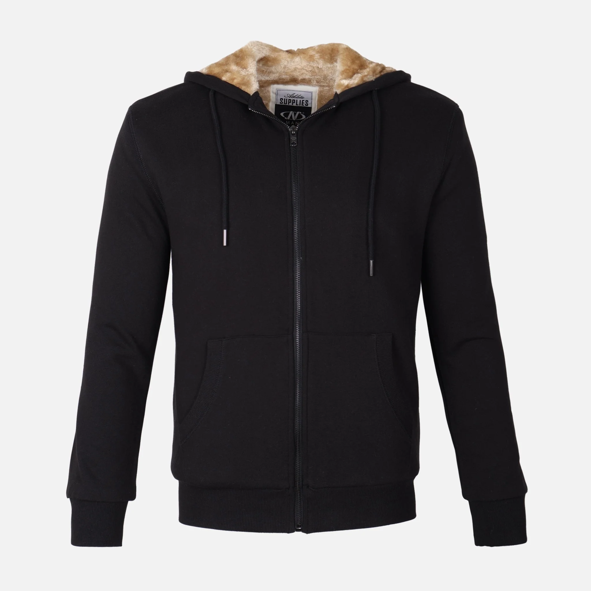 Men Hooded Fur Cardigan