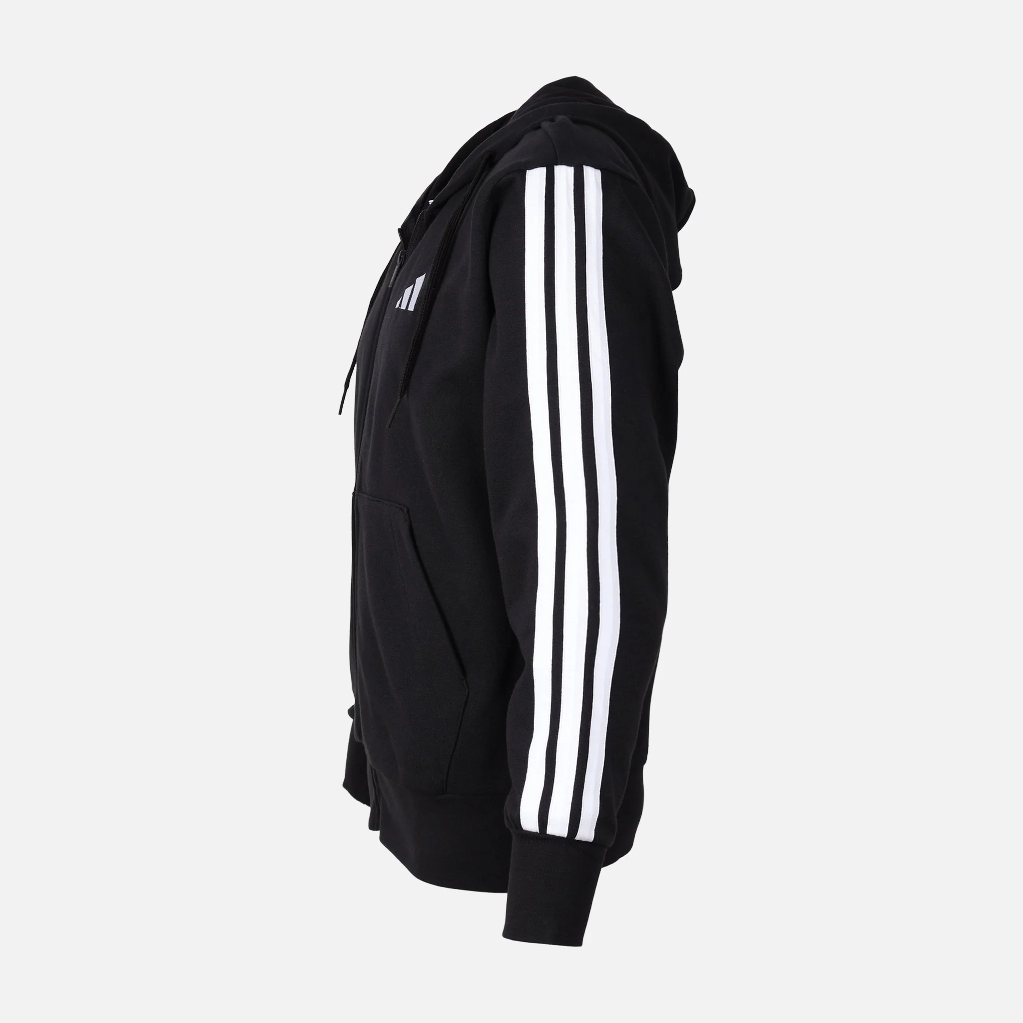 JD1877 Adidas Men m 3S ft FZ HD Sweatshirt Hooded - Image 2