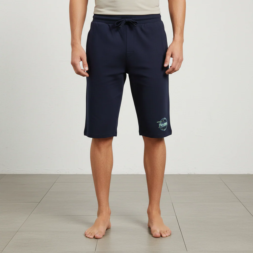 Men Jogging Bermuda Slim Fit