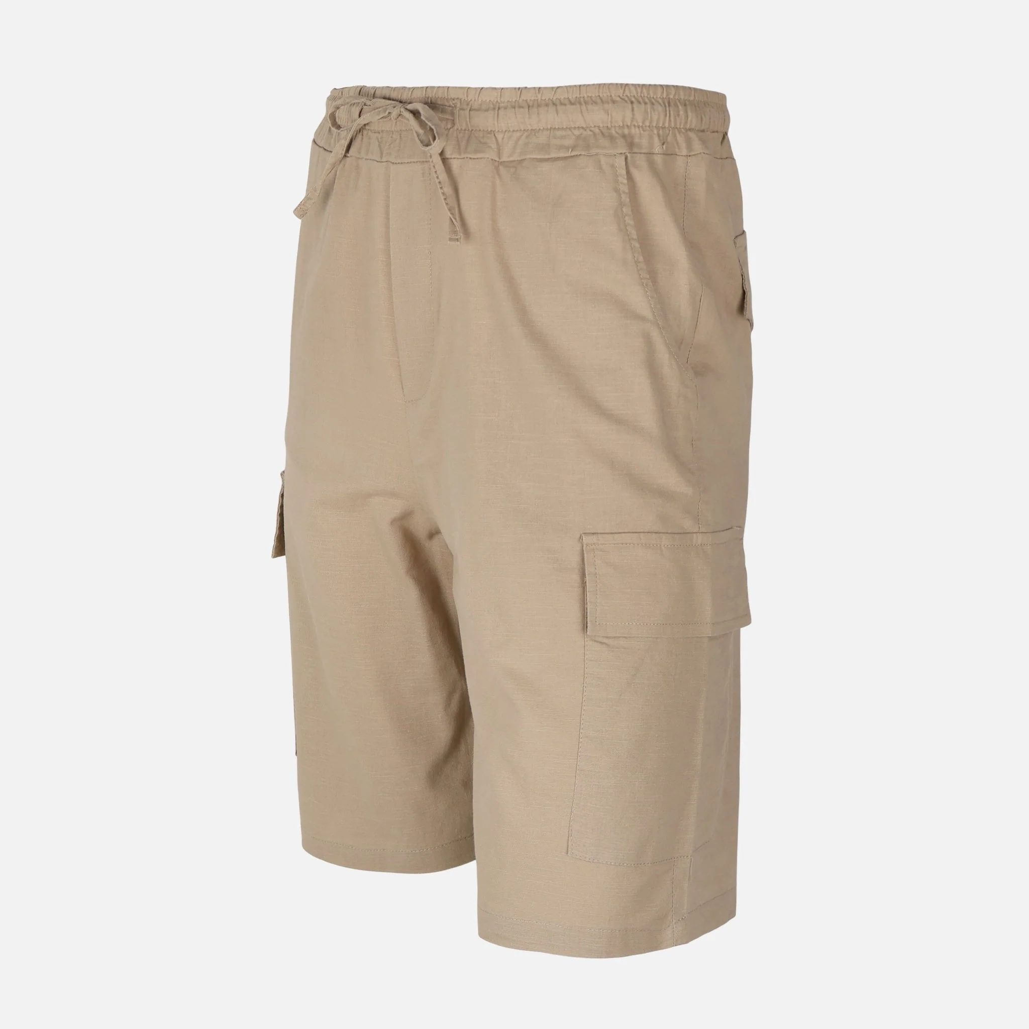 Men Linen Cargo Shorts - Image 3