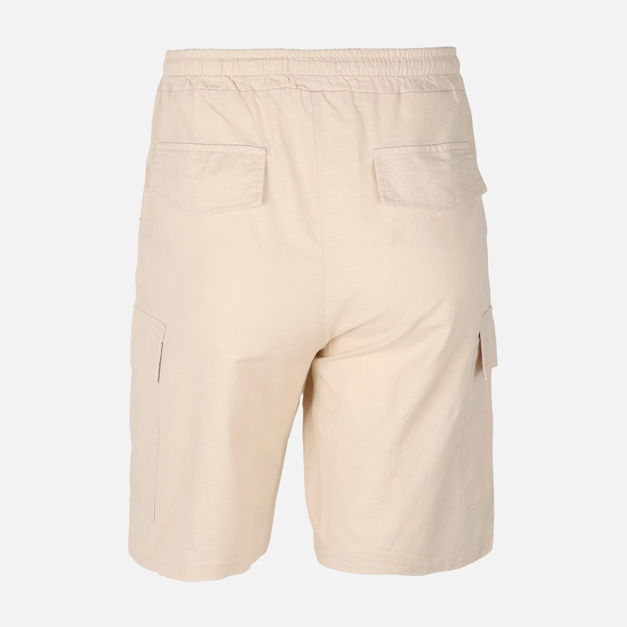 Men Linen Cargo Shorts - Image 4