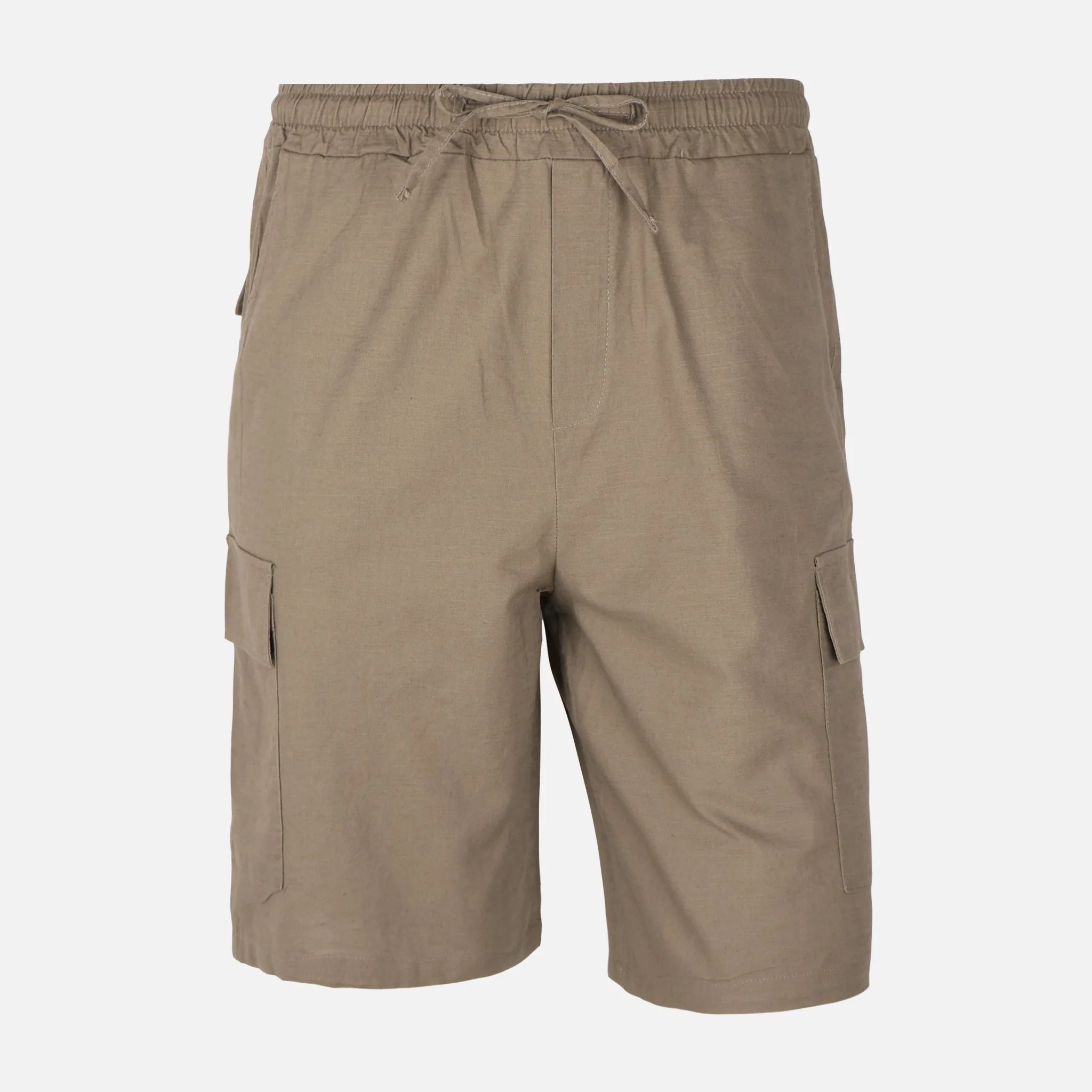 Men Linen Cargo Shorts - Image 2