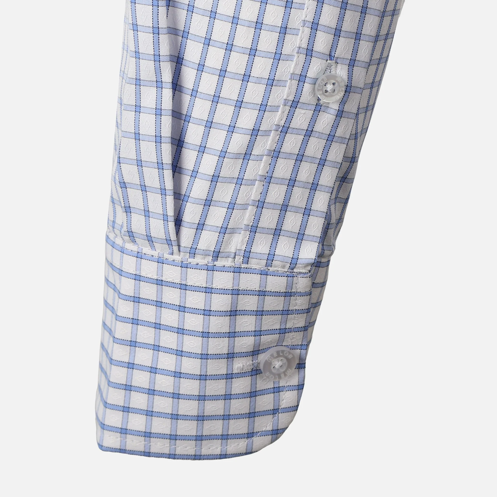 Men Long Sleeve Checkered Shirt - Image 6
