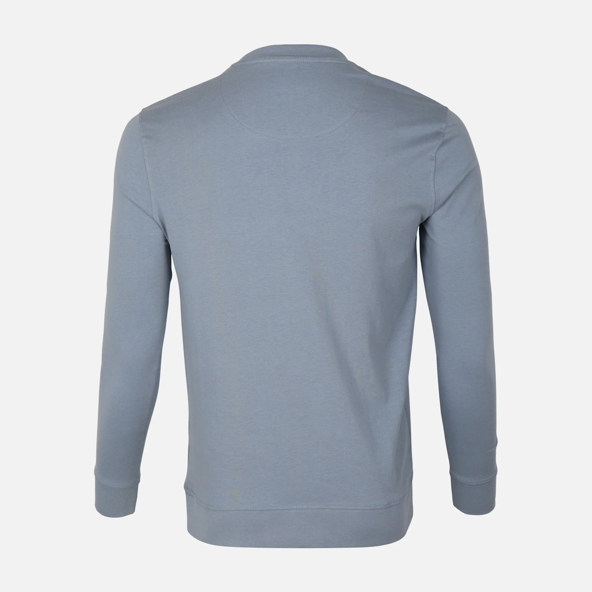 Men Long Sleeve Graphic T-Shirt Round Neck - Image 2