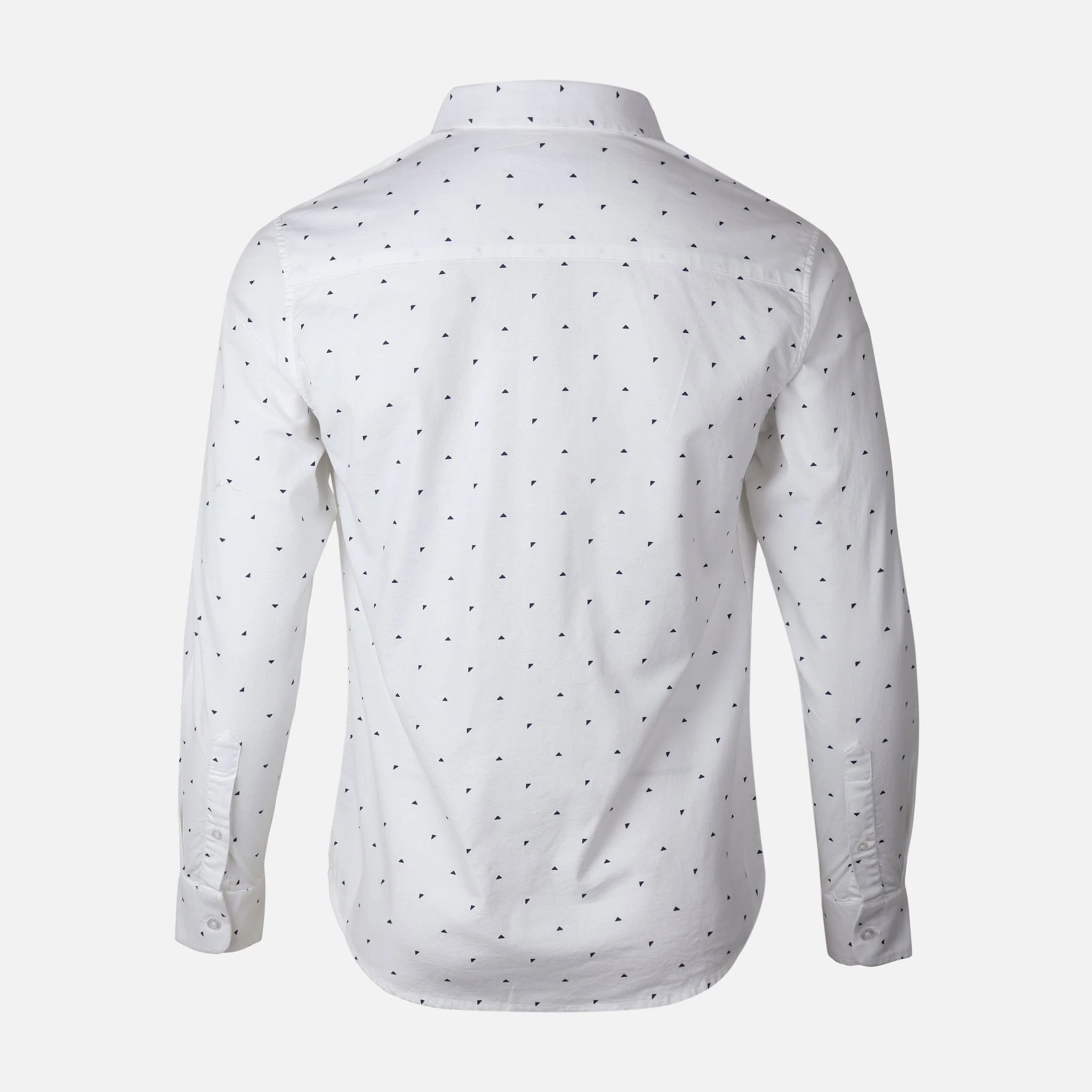 Men Long Sleeve Oxford Shirt - Image 3