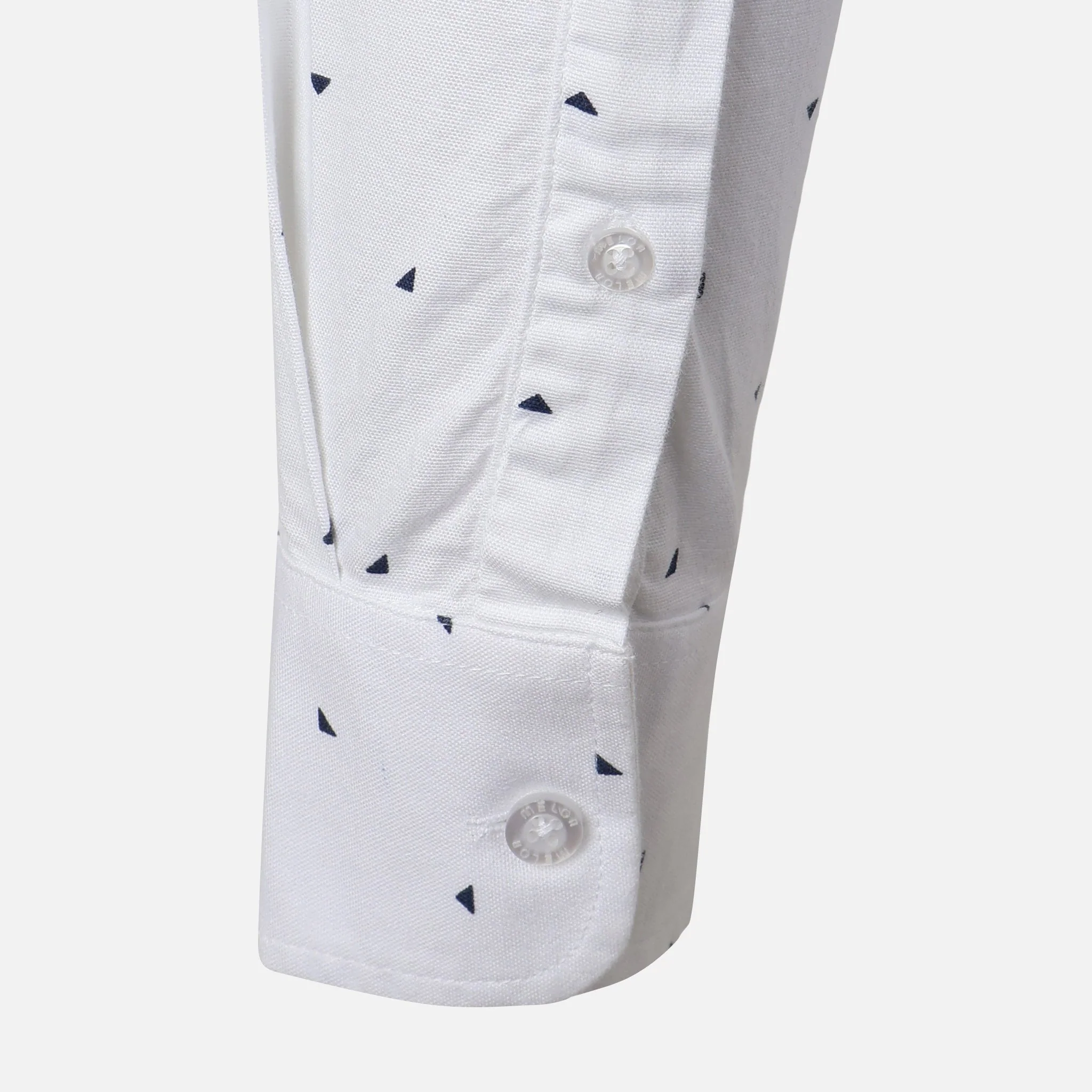 Men Long Sleeve Oxford Shirt - Image 6