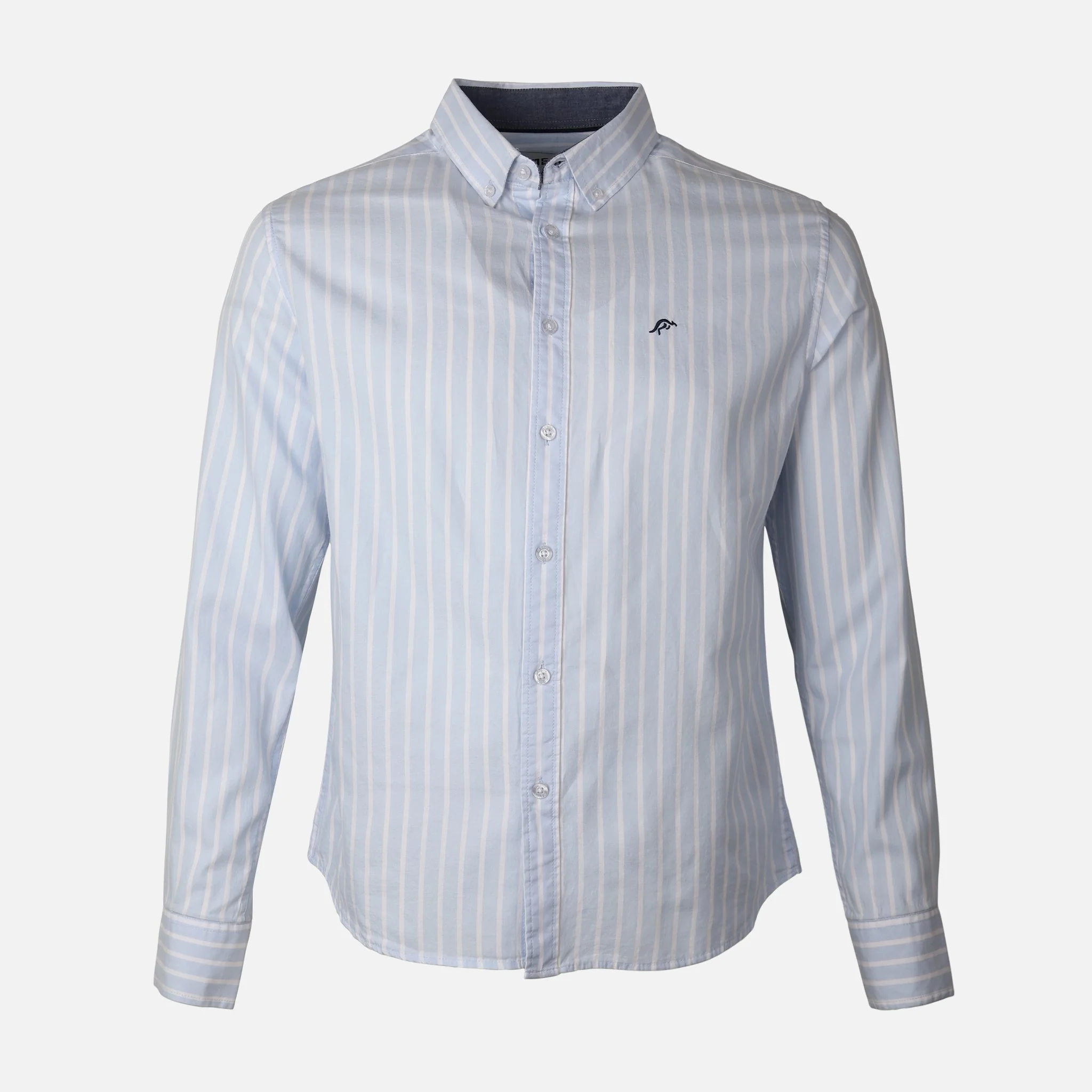 Men Long Sleeve Stripe Shirt - Image 2