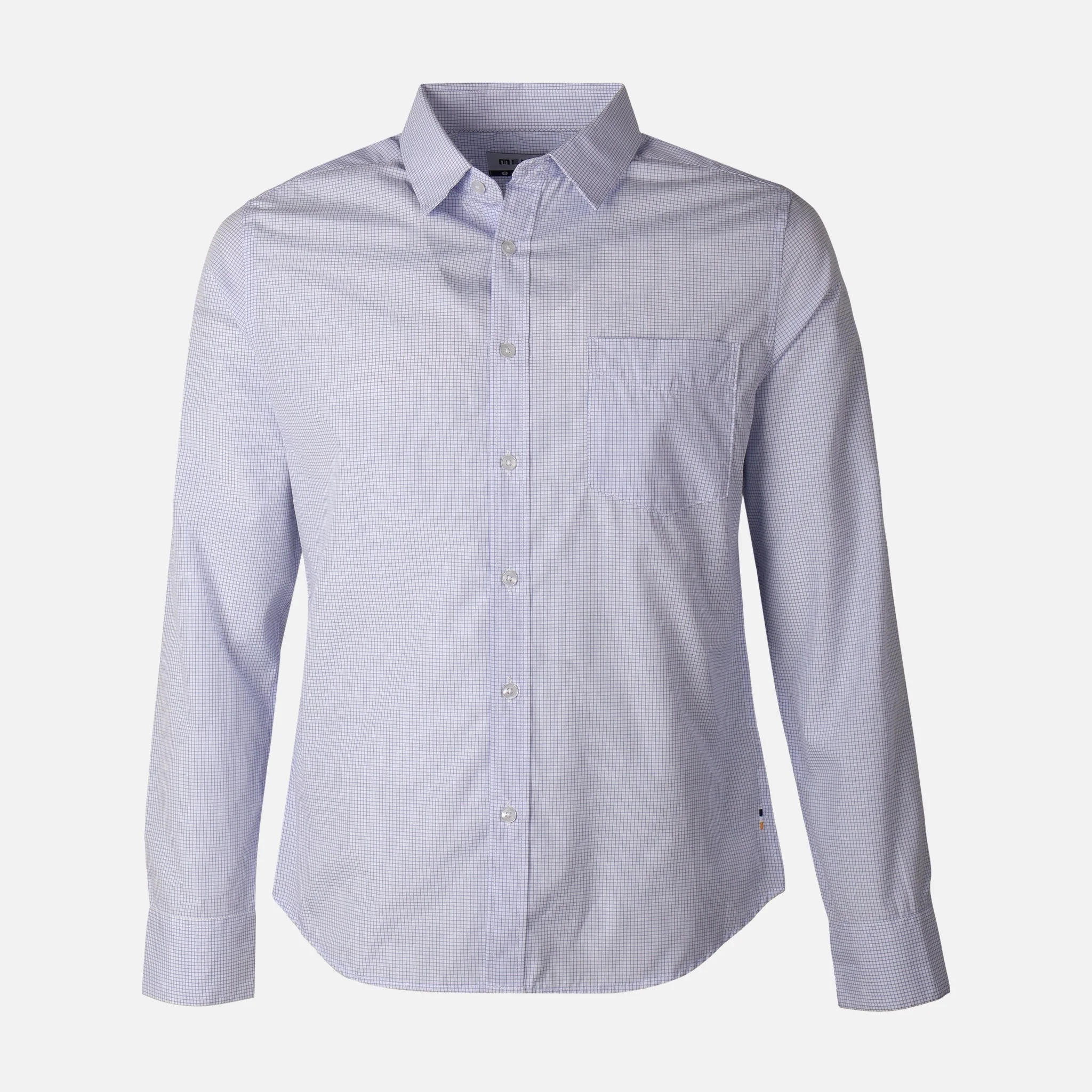 Men Long Sleeve Stripe Shirt With Pocket - Image 2