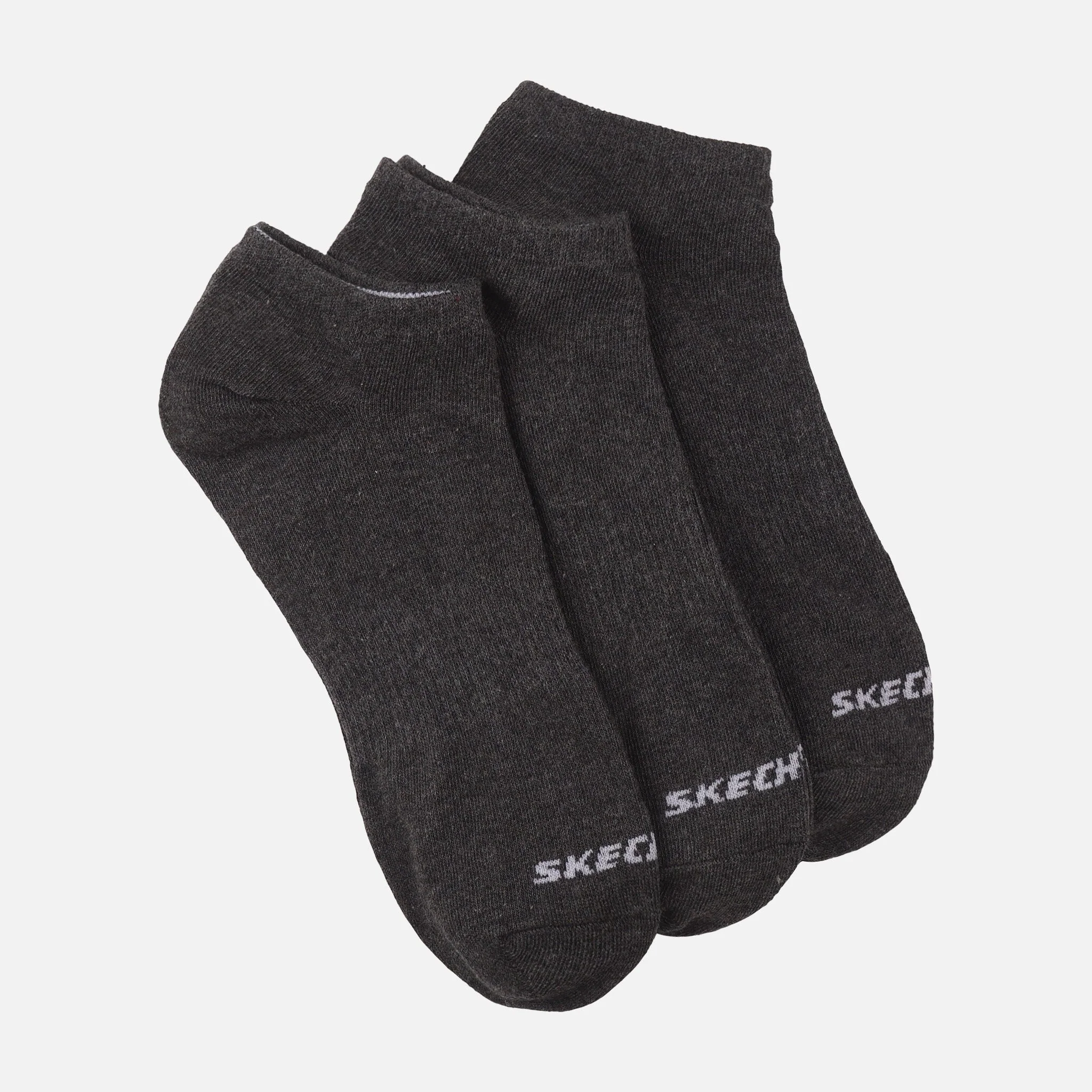 Men Non-Terry No Show Socks 3 Pairs