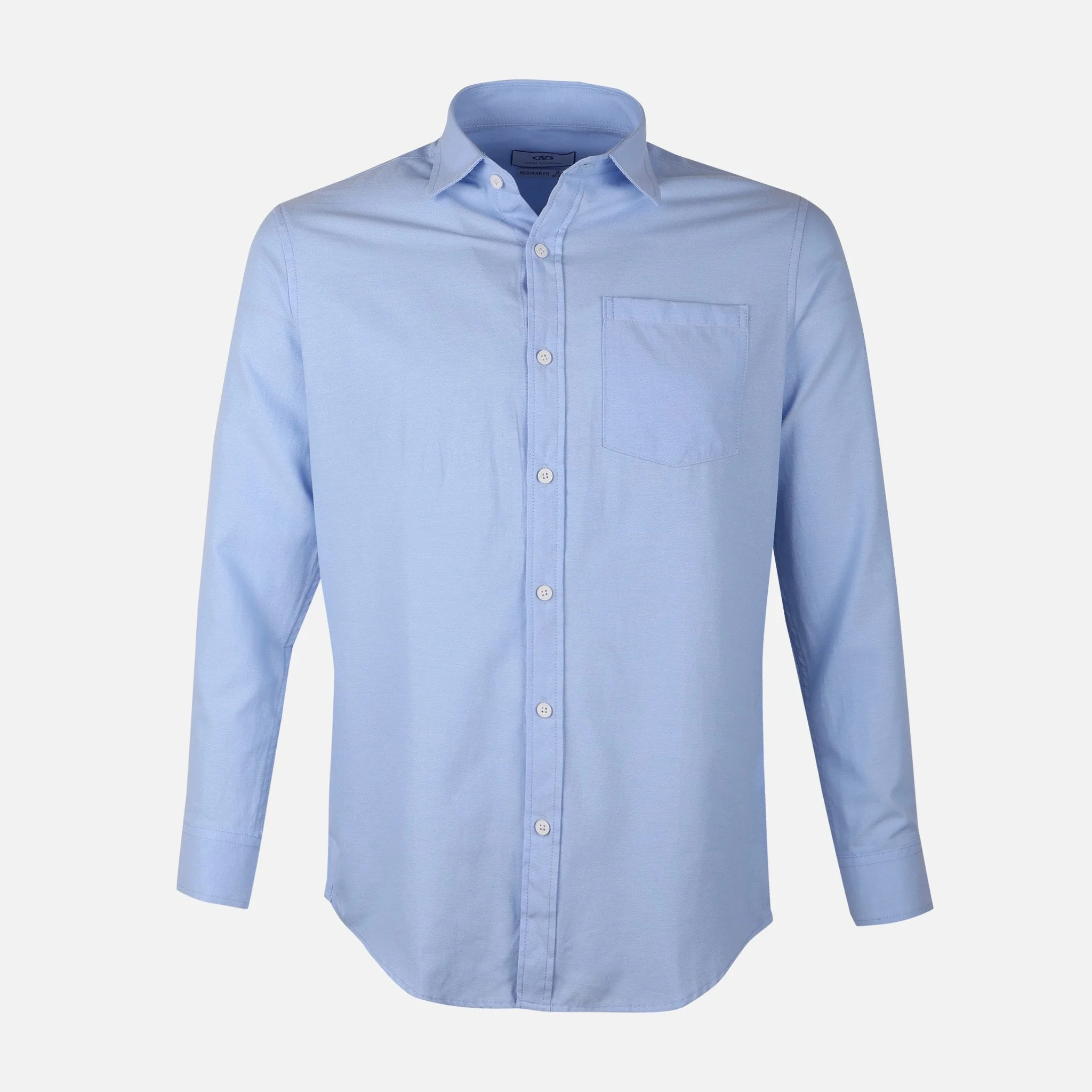 Men Oxford Long Sleeve Shirt - Image 2