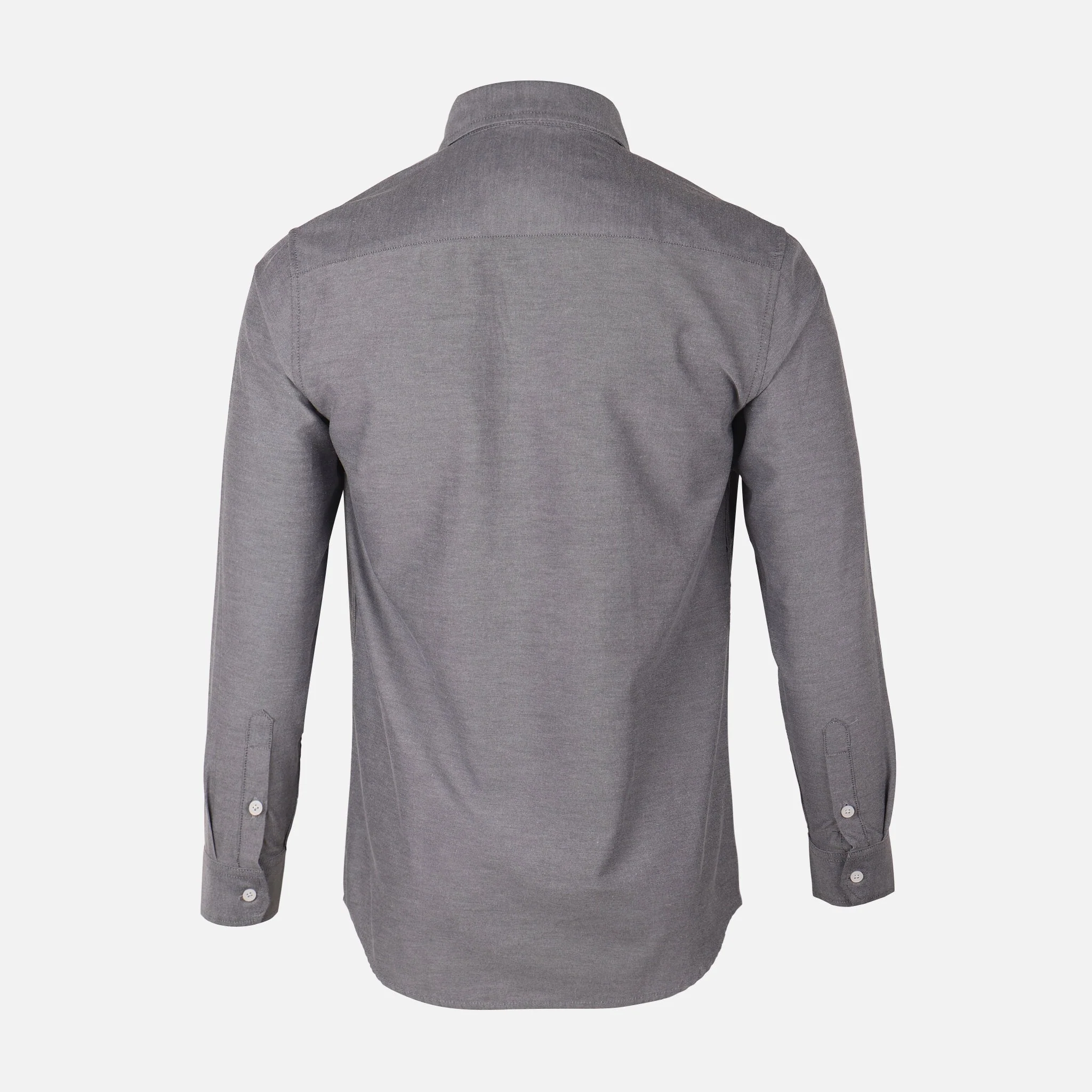 Men Oxford Long Sleeve Shirt - Image 3