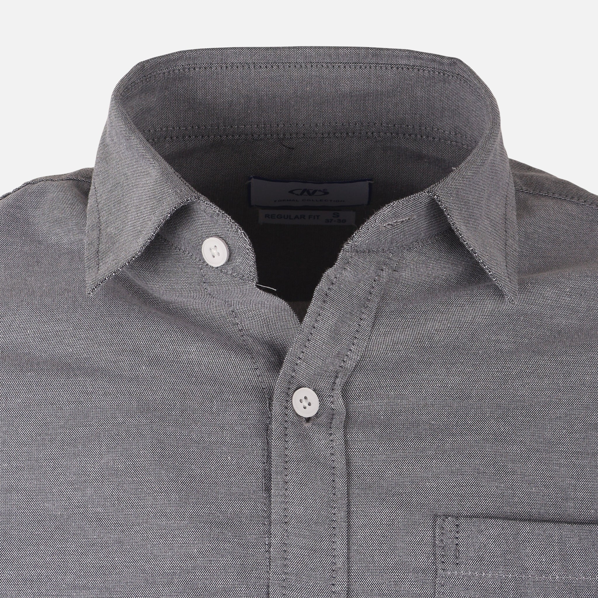 Men Oxford Long Sleeve Shirt - Image 4