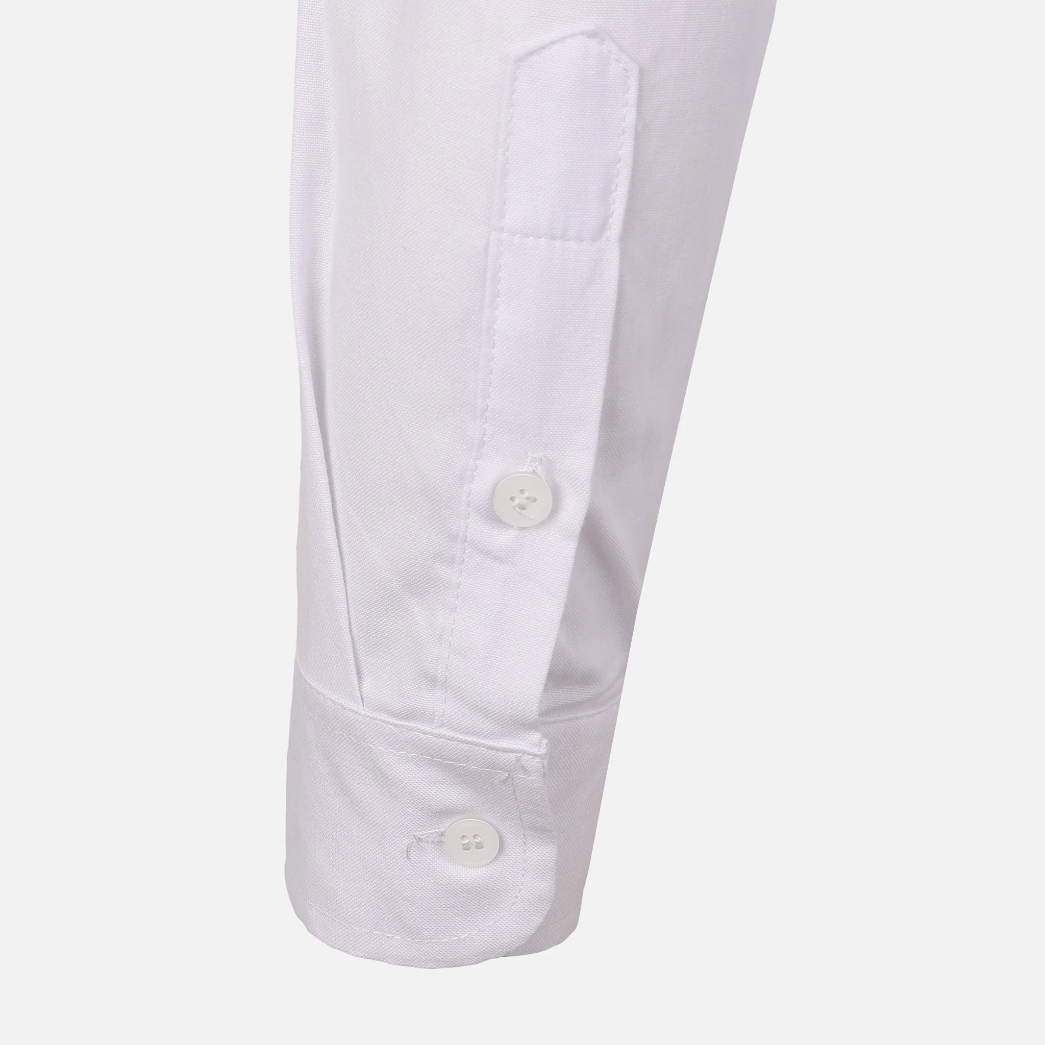 Men Plain Oxford Long Sleeve Shirt - Image 4