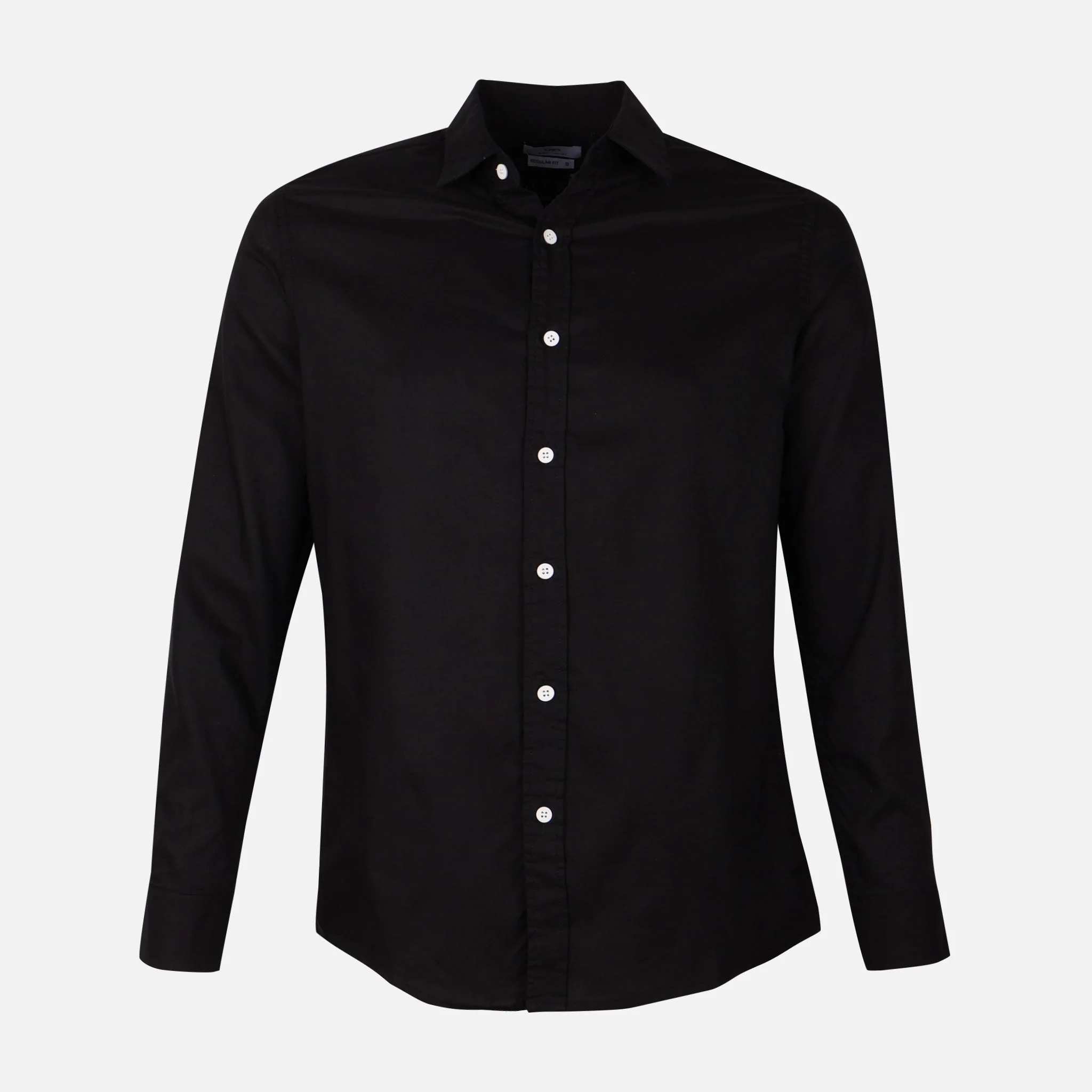 Men Plain Oxford Long Sleeve Shirt - Image 2