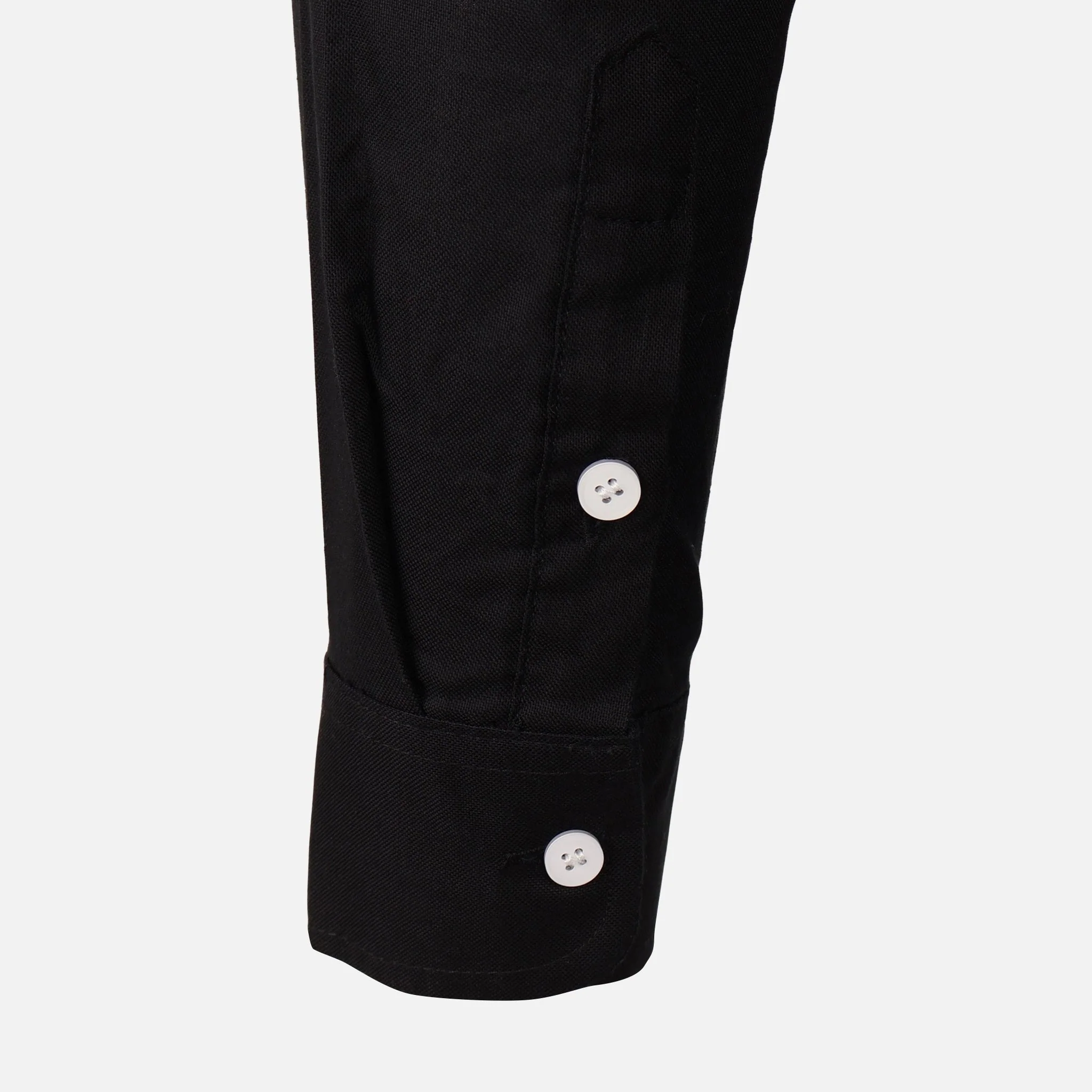 Men Plain Oxford Long Sleeve Shirt - Image 4