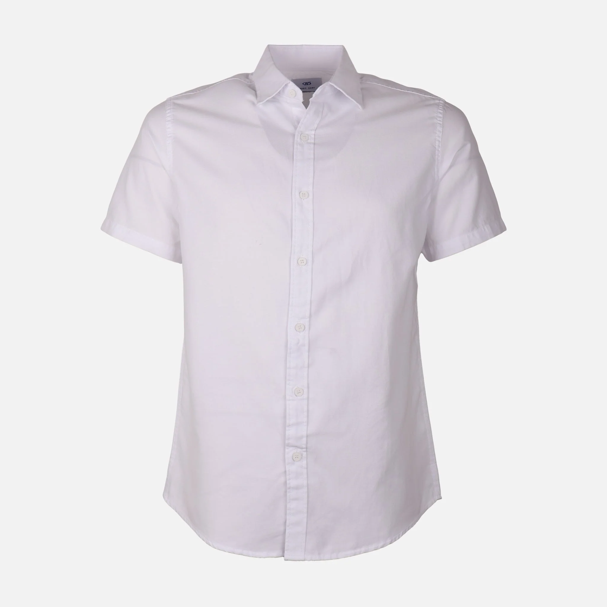 Men Plain Oxford Short Sleeve Shirt - Image 2