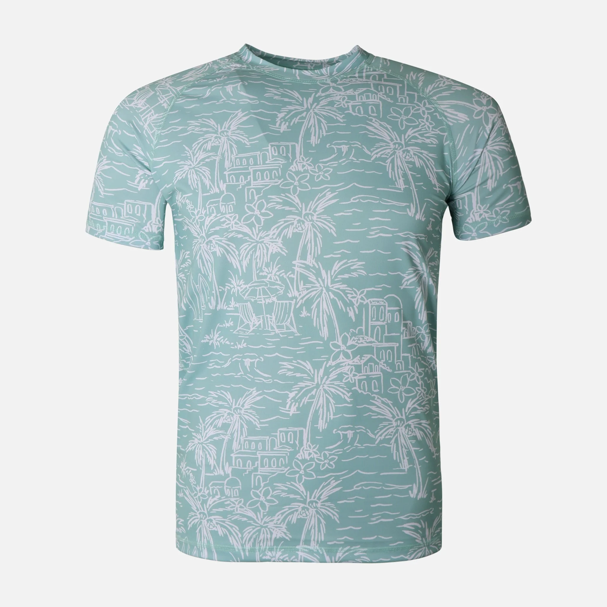Men Short Sleeve Rashguard - Image 2