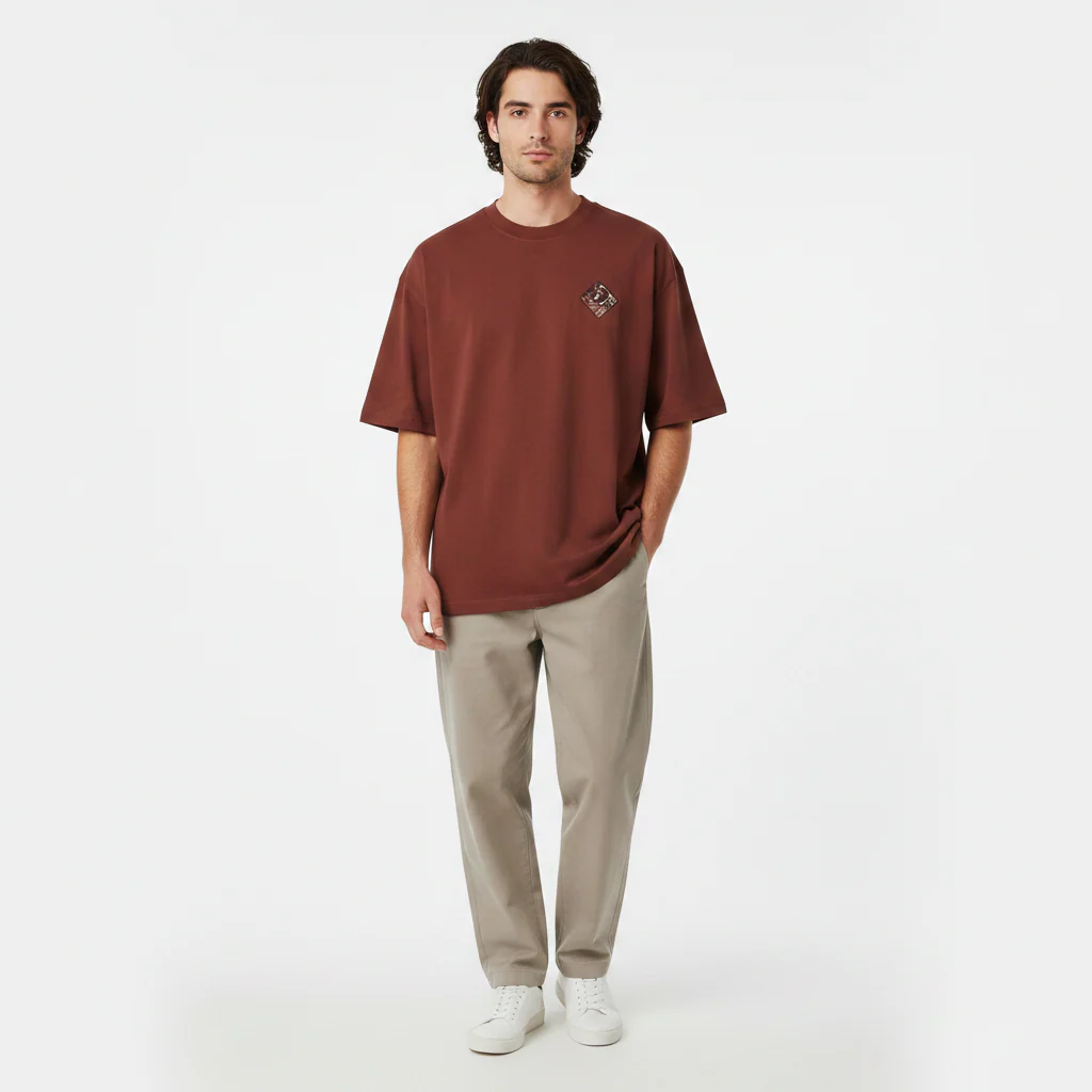 Men Short Sleeve T-Shirt Over Size