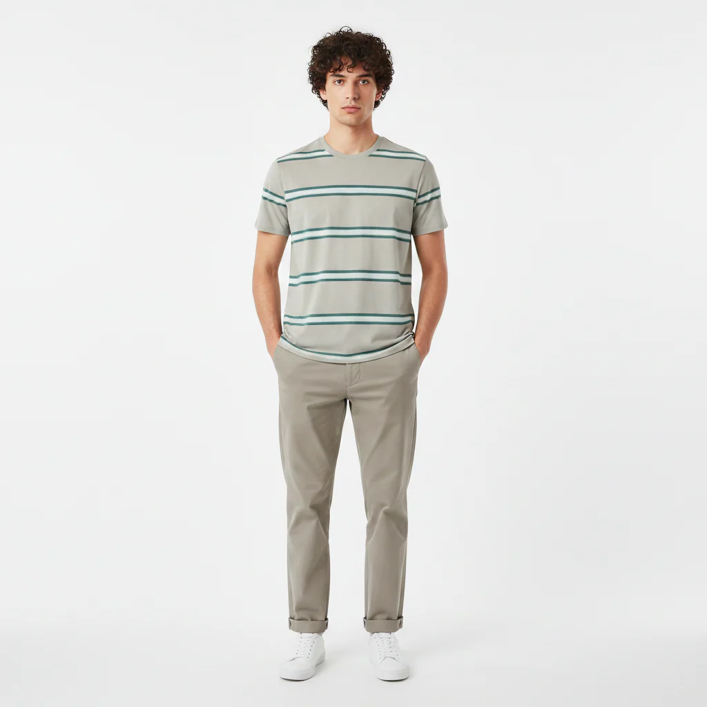 Men Short Sleeve T-Shirt Round Neck