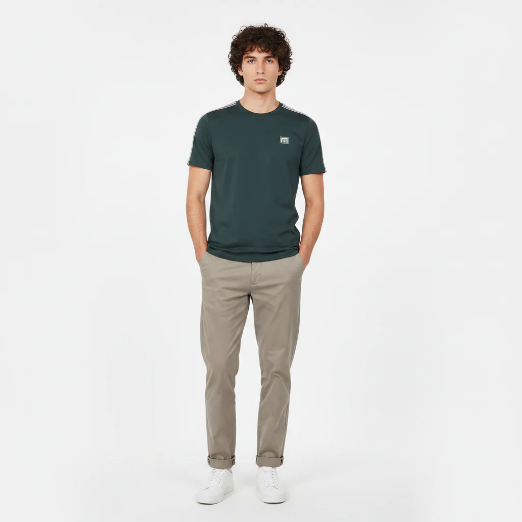 Men Short Sleeve T-Shirt Round Neck