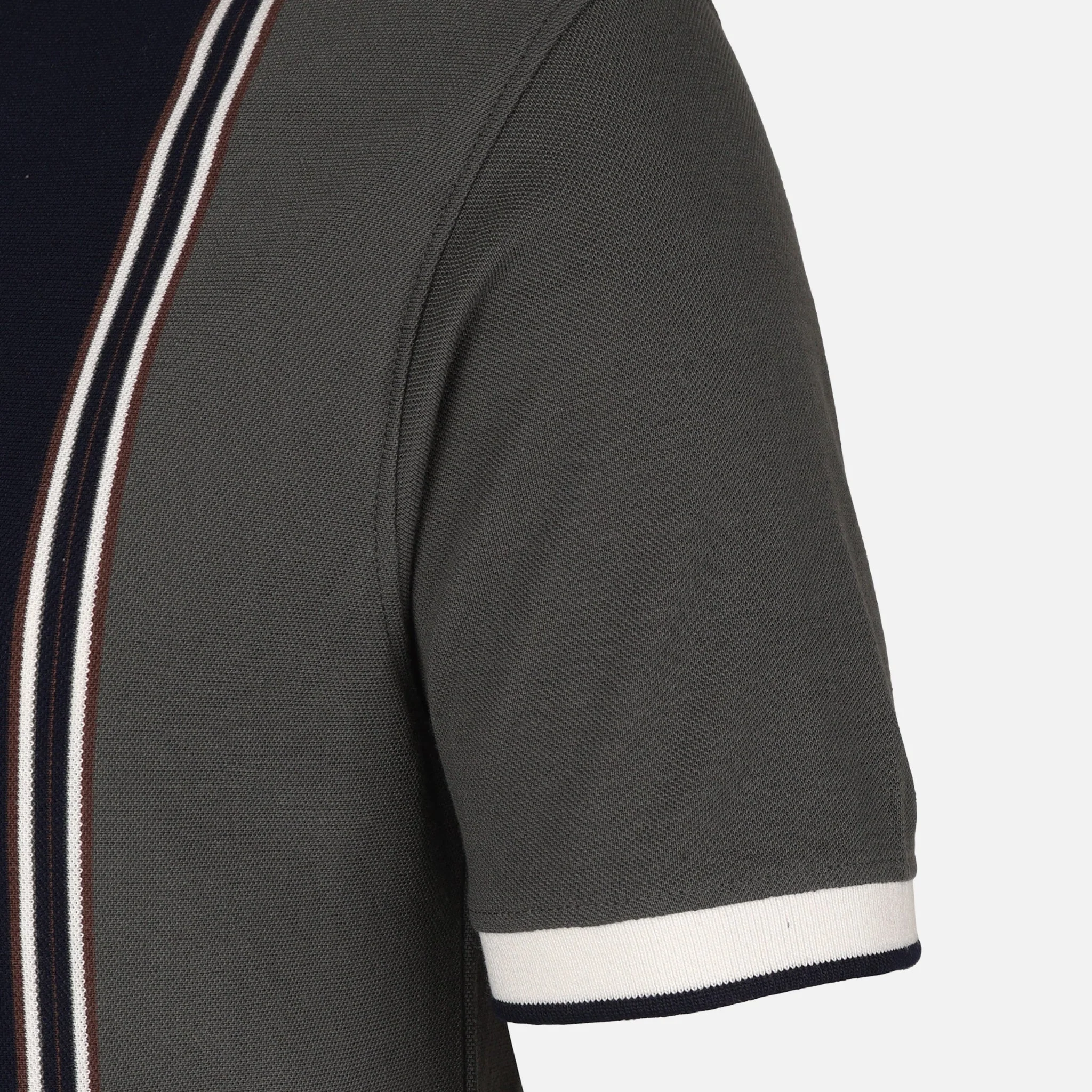 Men Shorts Sleeve Structure Polo T-Shirt - Image 5