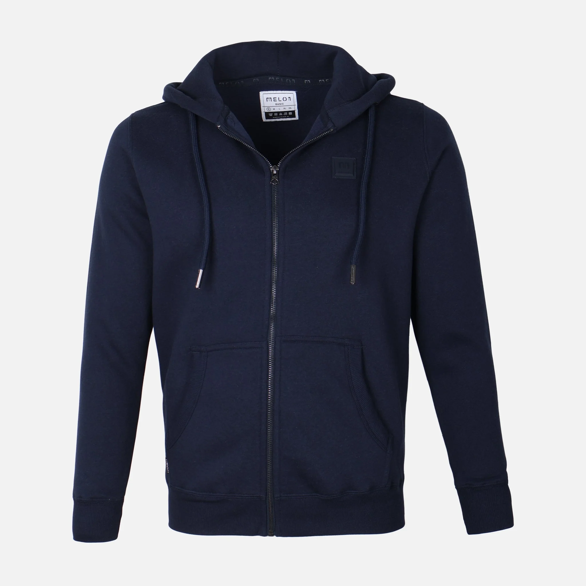 Men Solid Fleece Cardigan With Hood