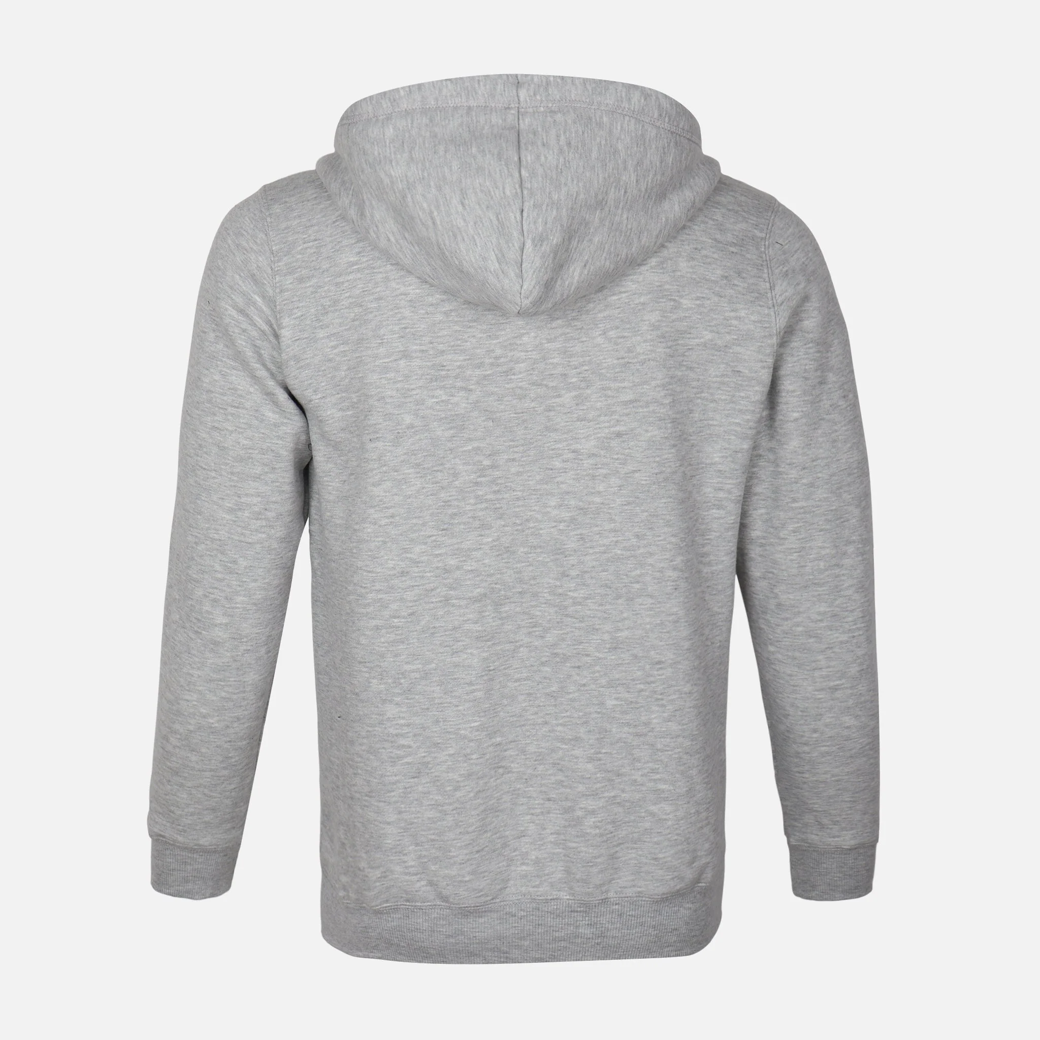 Men Solid Fleece Cardigan With Hood - Image 2