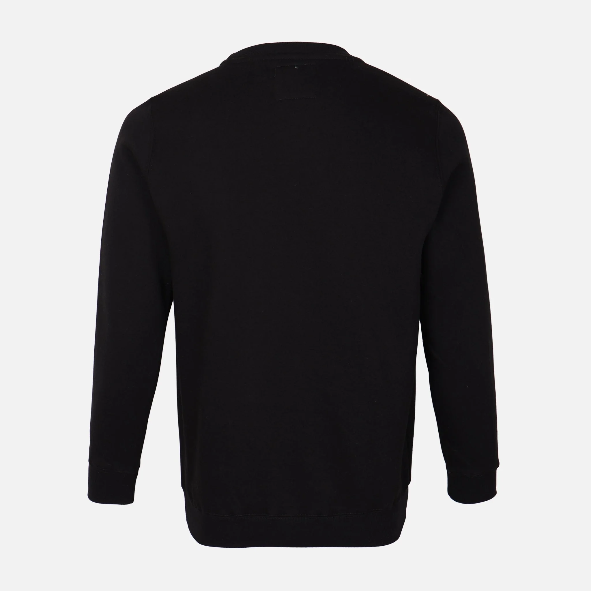 Men Solid Fleece Pullover Round Neck - Image 2