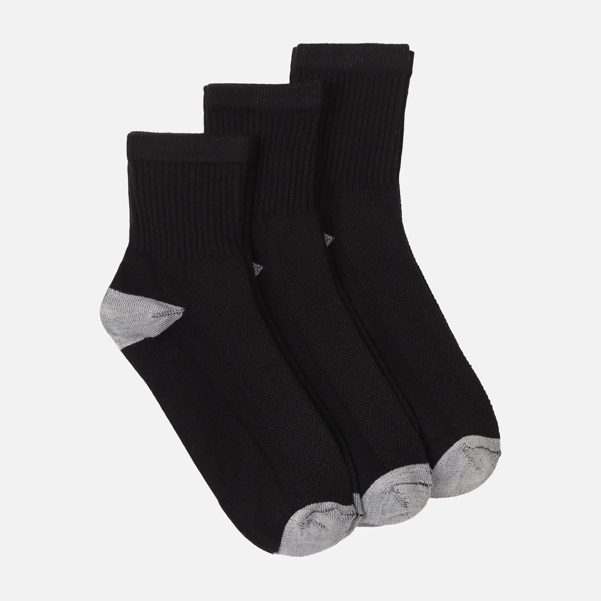 Men Sports Quarter Socks 3 Pairs