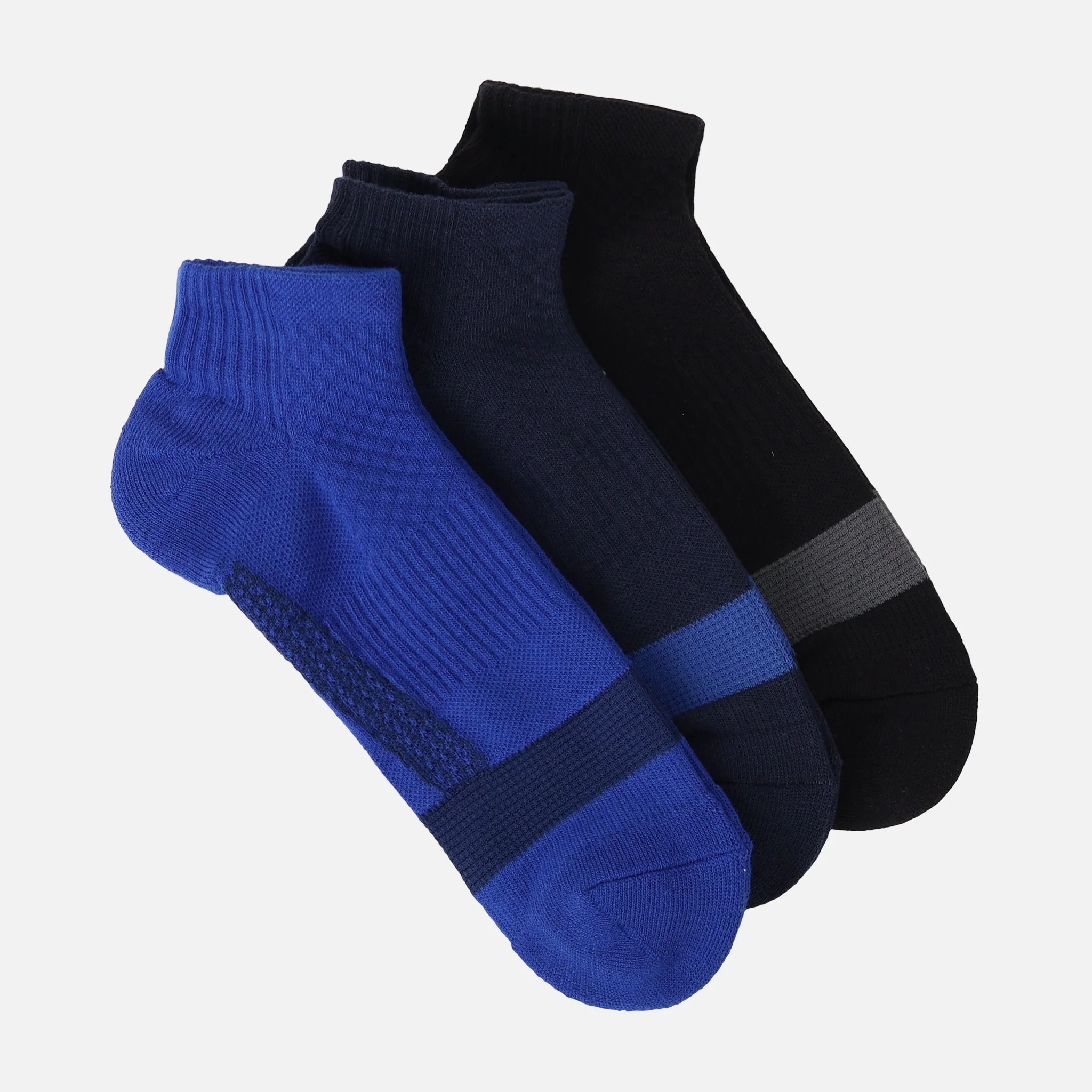 Men Sports Quarter Terry Socks 3 Pairs