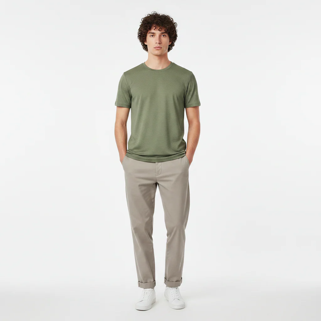 Men Sports R-Neck T-Shirt