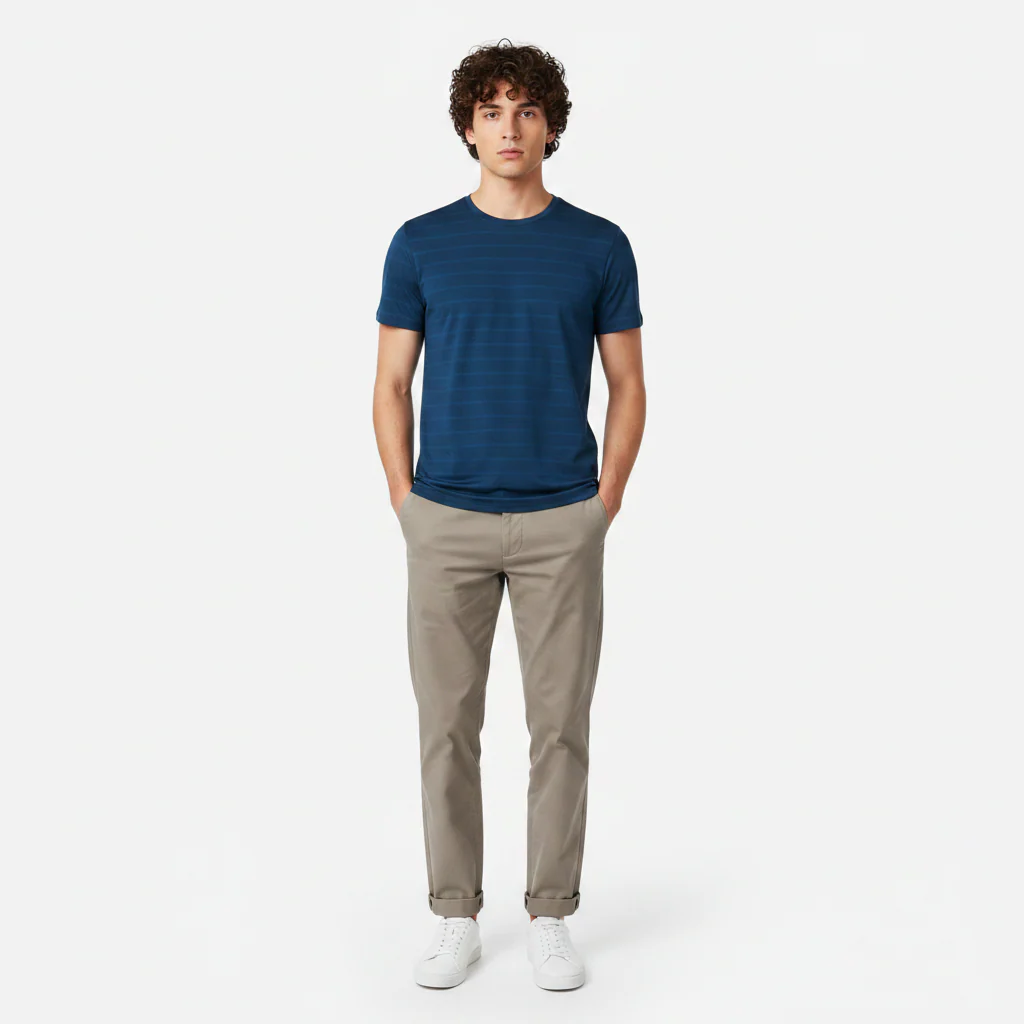 Men Sports R-Neck T-Shirt