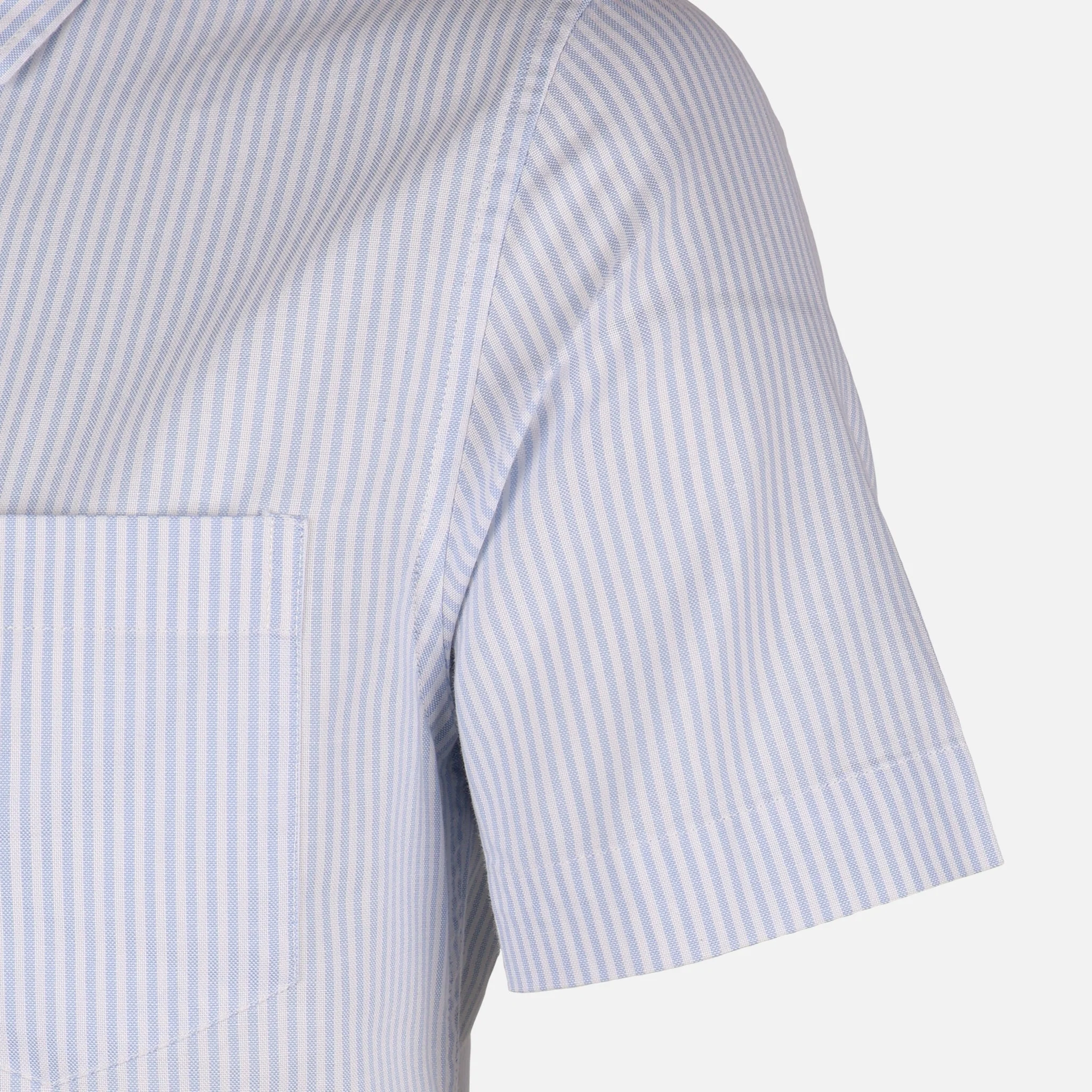 Men Striped Oxford Shirt - Image 5